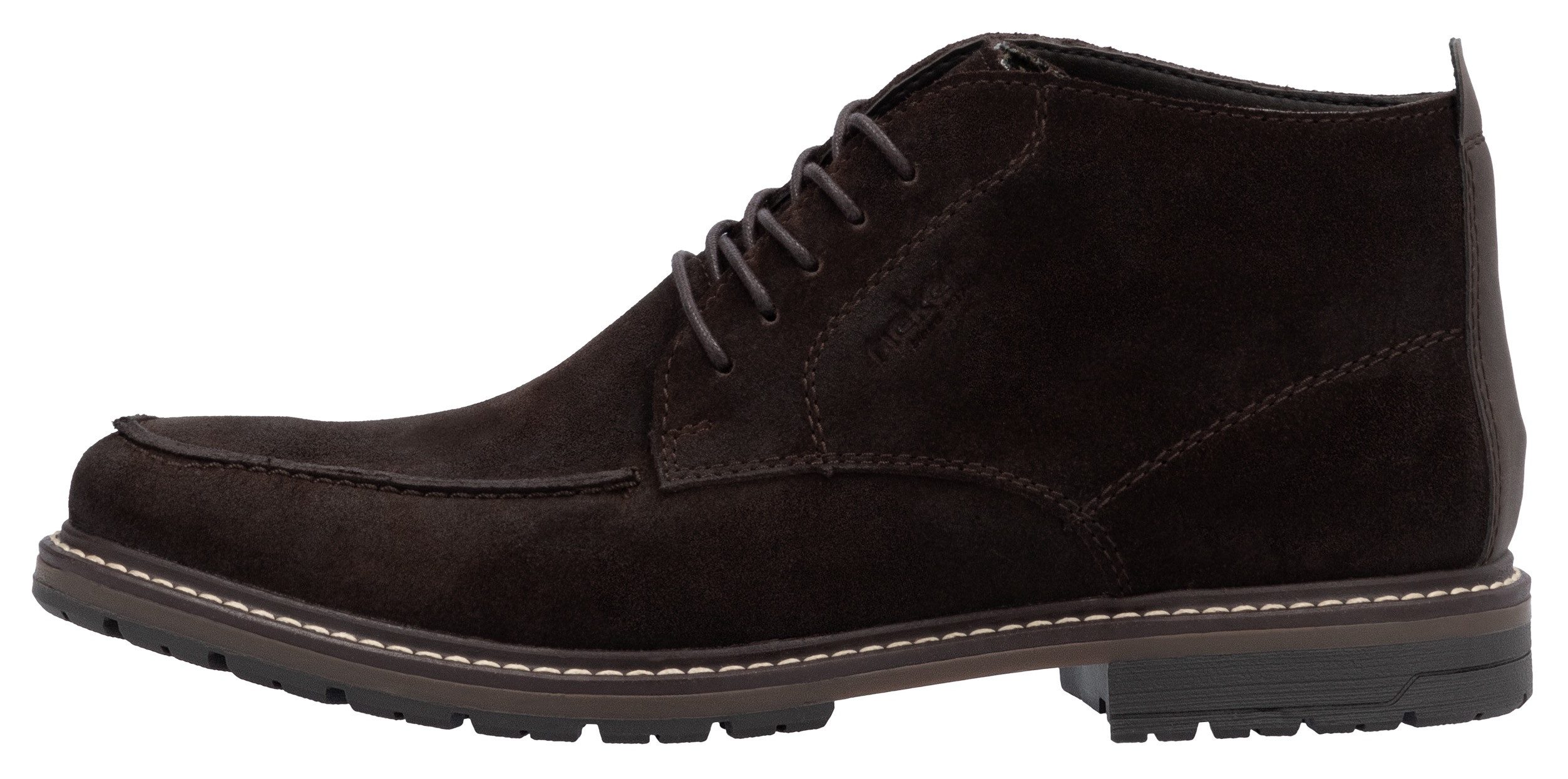 Rieker Veterlaarsjes veterschoenen, enkelhoge business-enkellaars met profielzool