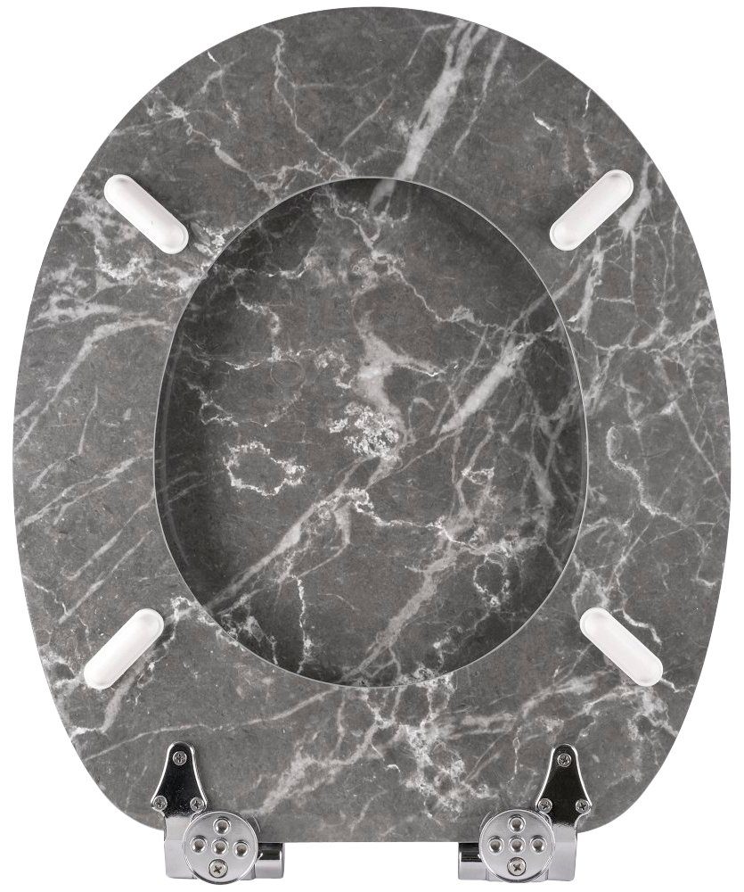 Sanilo Toiletzitting Marmer met soft-closemechanisme