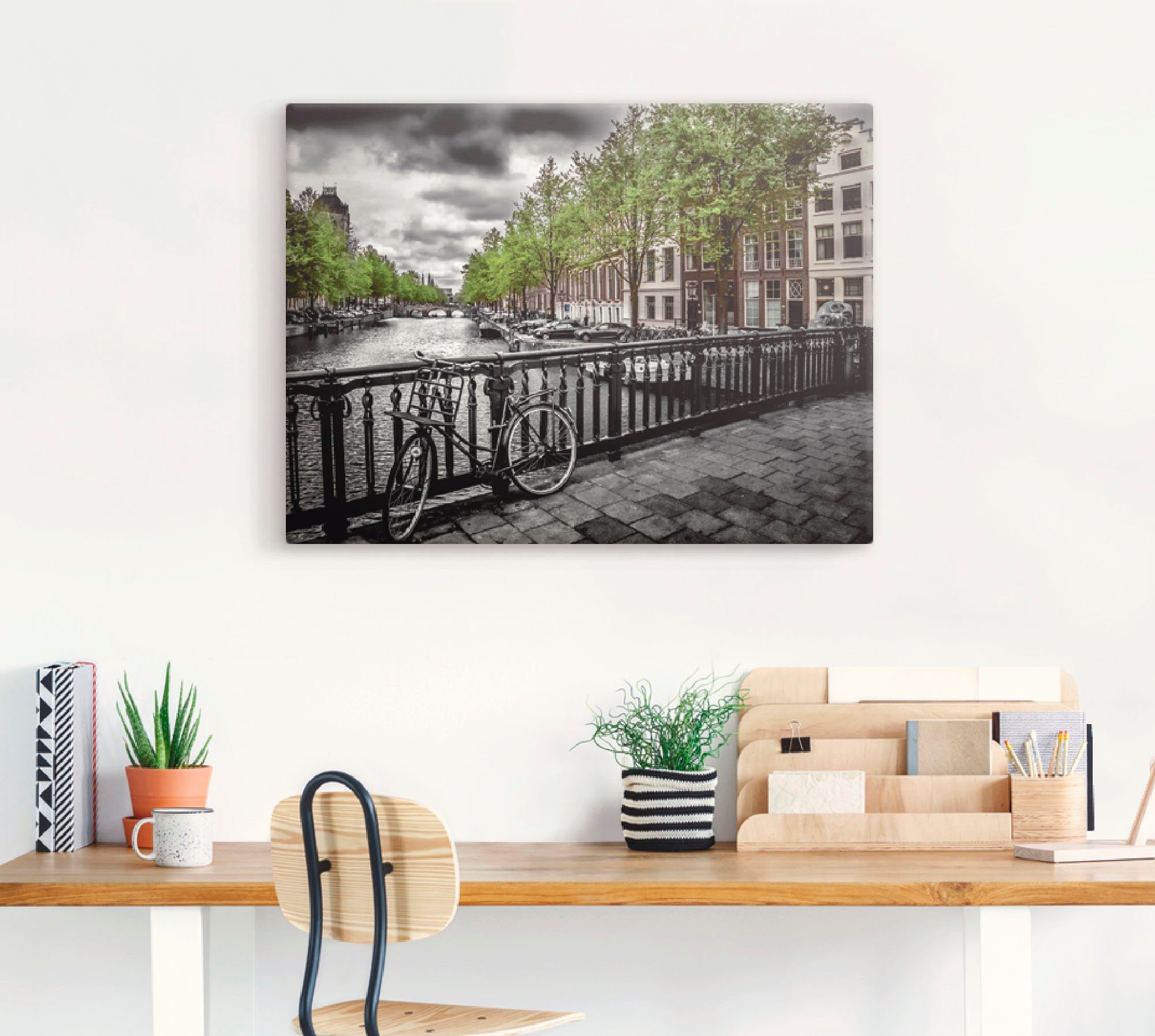 Artland Artprint Amsterdam Keizergracht II als artprint van aluminium, artprint op linnen, muursticker, verschillende maten