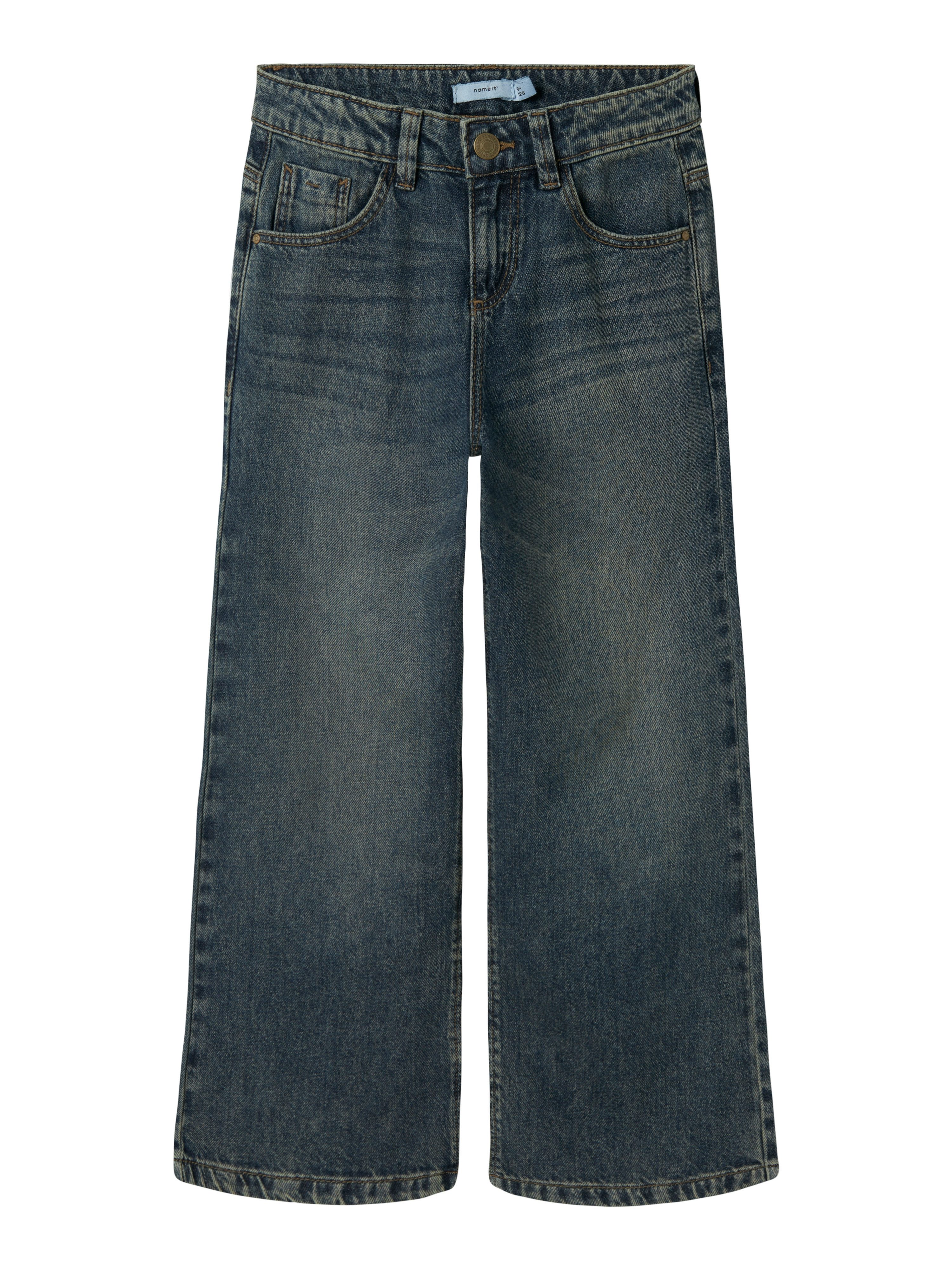 Name It Wijde jeans NKFROSE voor meisjes met wijde pijpen en klassieke pasvorm