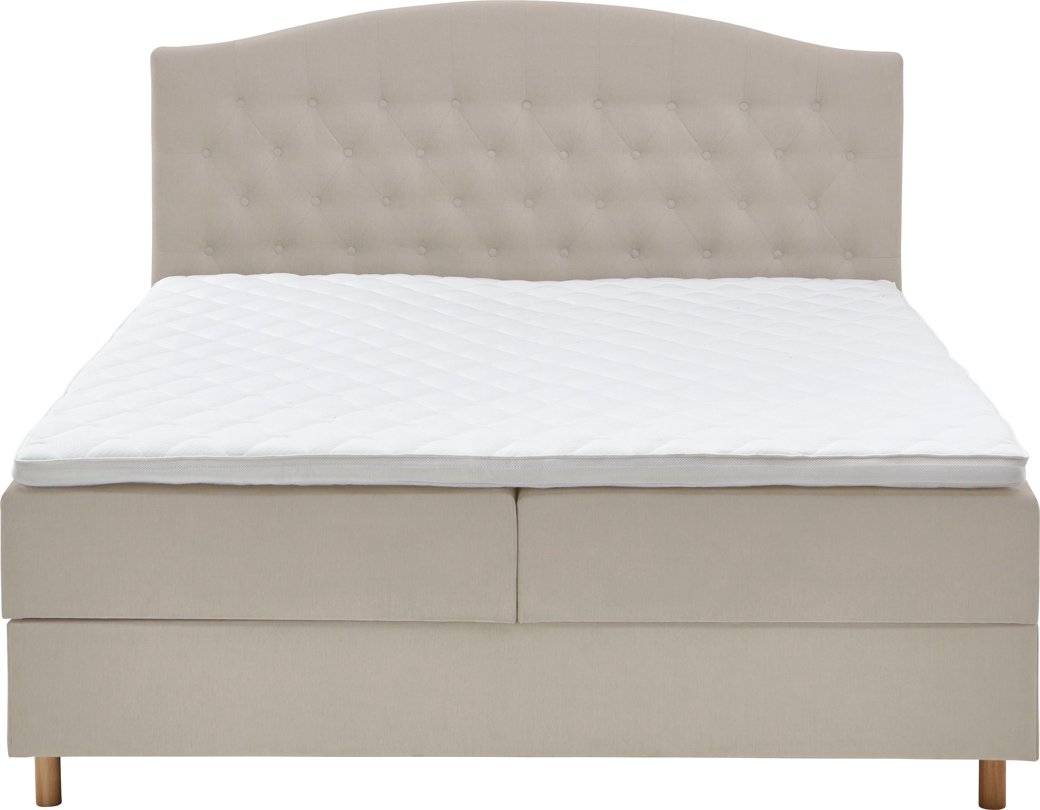 Home affaire Boxspring Piemont met bedkist en topmatras