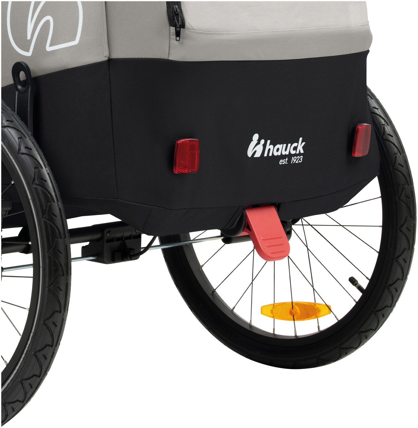 Hauck Kinderen fiets aanhanger 2in1 Bike Trailer und Buggy Dryk Duo Plus, black