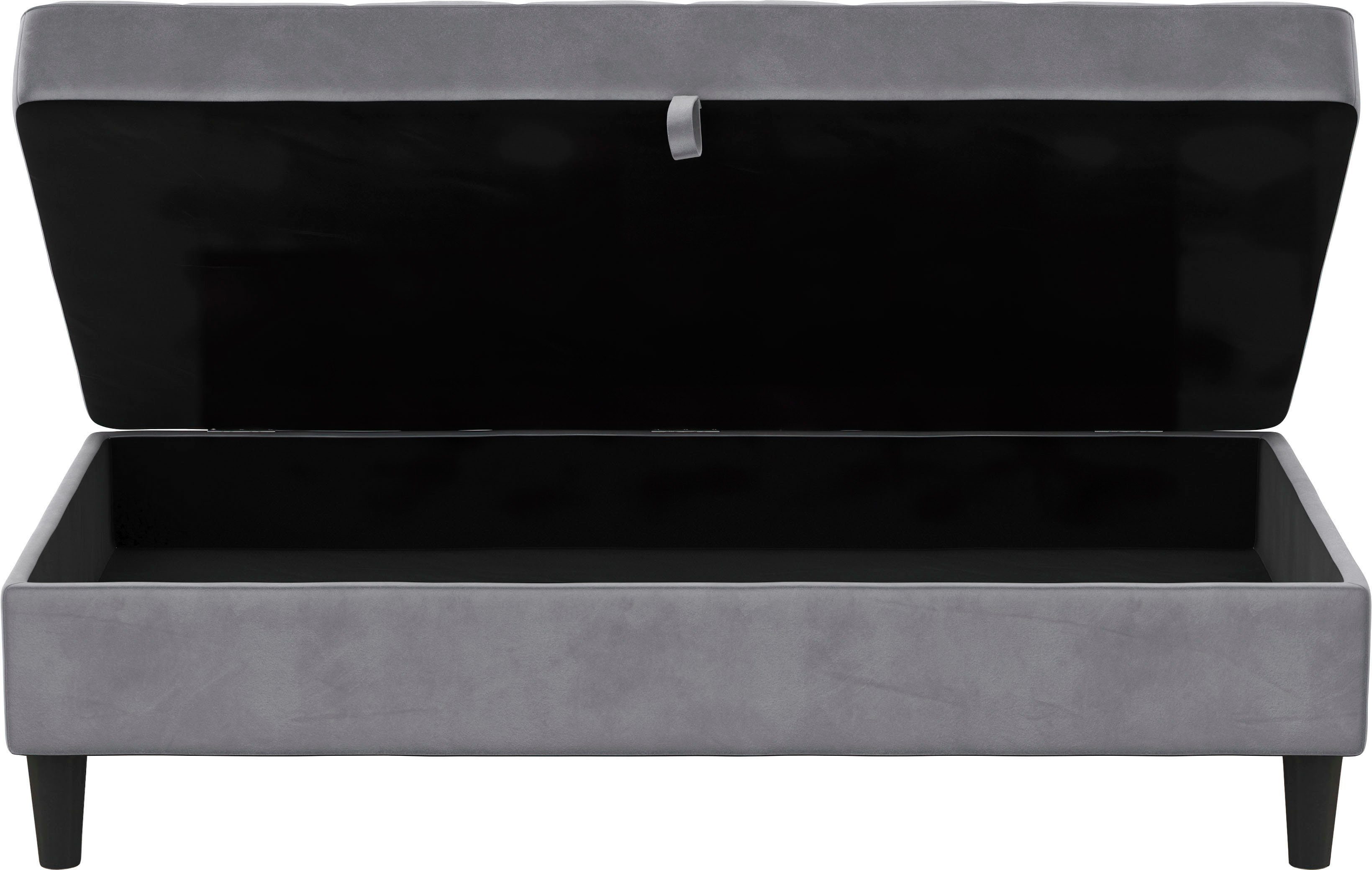 Dorel Home Hocker met bergruimte Presley Hocker met bergruimte, vrij plaatsbaar, zithoogte 43 cm