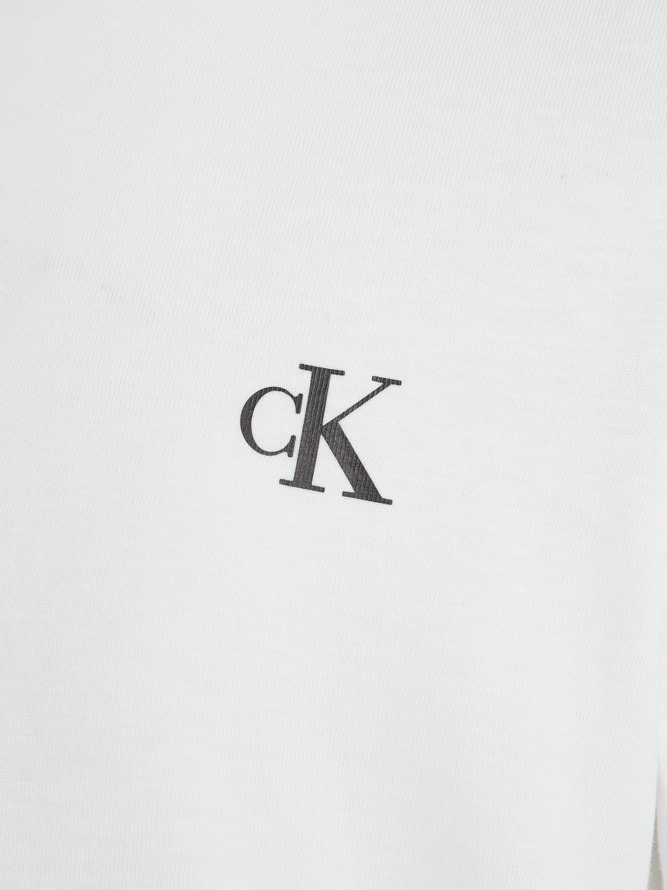 Calvin Klein T-shirt 2-PACK MONOGRAM TOP voor kinderen tot 16 jaar met logo-opdruk (2-delig)