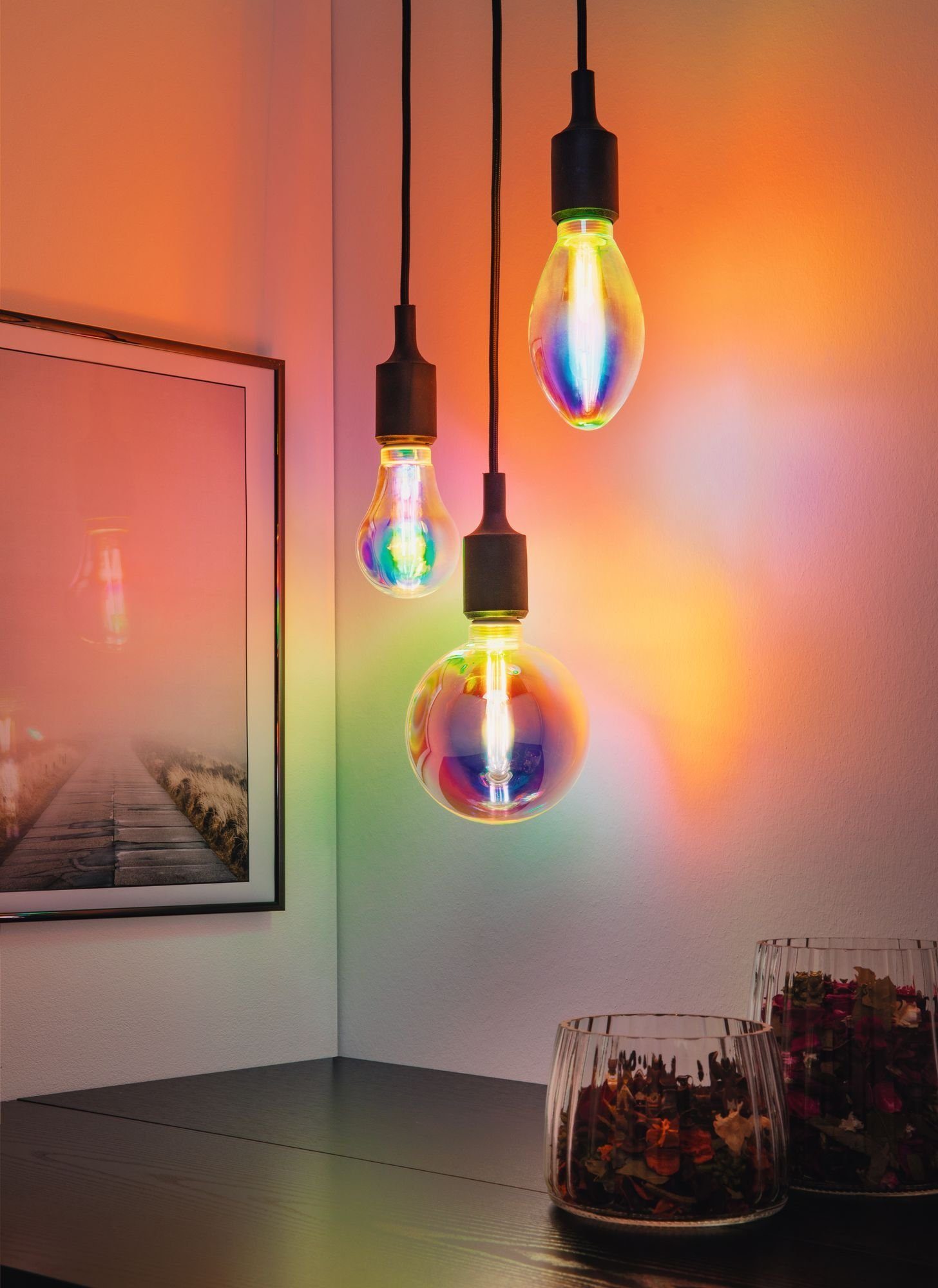 Paulmann Led-verlichting G95 Fantastische Kleuren 470lm 2700K 230V 2.700K dimbaar (1 stuk)