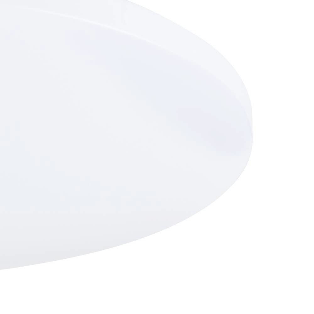 EGLO Led-plafondlamp FRANIA plafondlamp, wit, lage opbouw, Watt, kantoor Plafondlamp, plafondlamp, Lamp voor de woonkamer, kleur: wit, Ø: 43 cm (1 stuk)