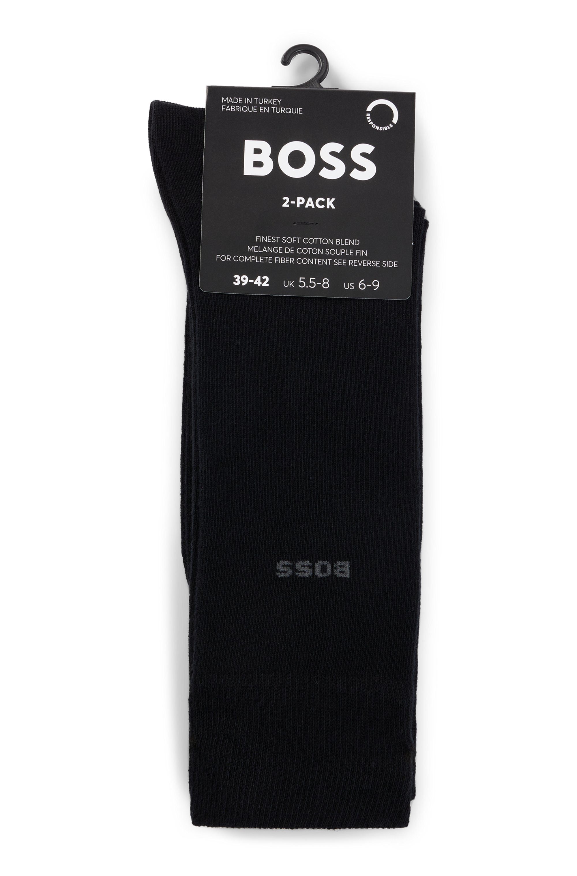 BOSS Business-sokken 2P RS Uni CC (set, 2 paar, 2 stuks)