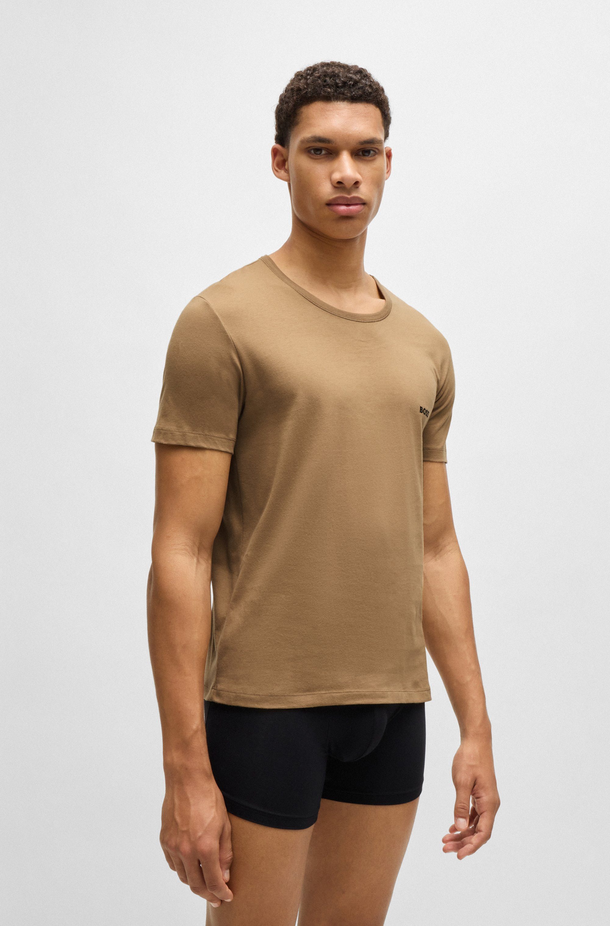 BOSS T-shirt Ronde hals BOSS ONE x David Beckham (3-delig, Set van 3)