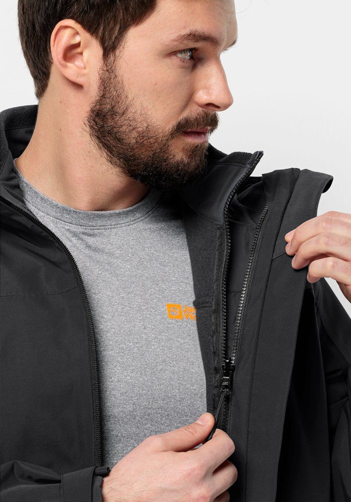 Jack Wolfskin Functioneel 3-in-1-jack TAUBENBERG 3IN1 JKT M (2-delig)