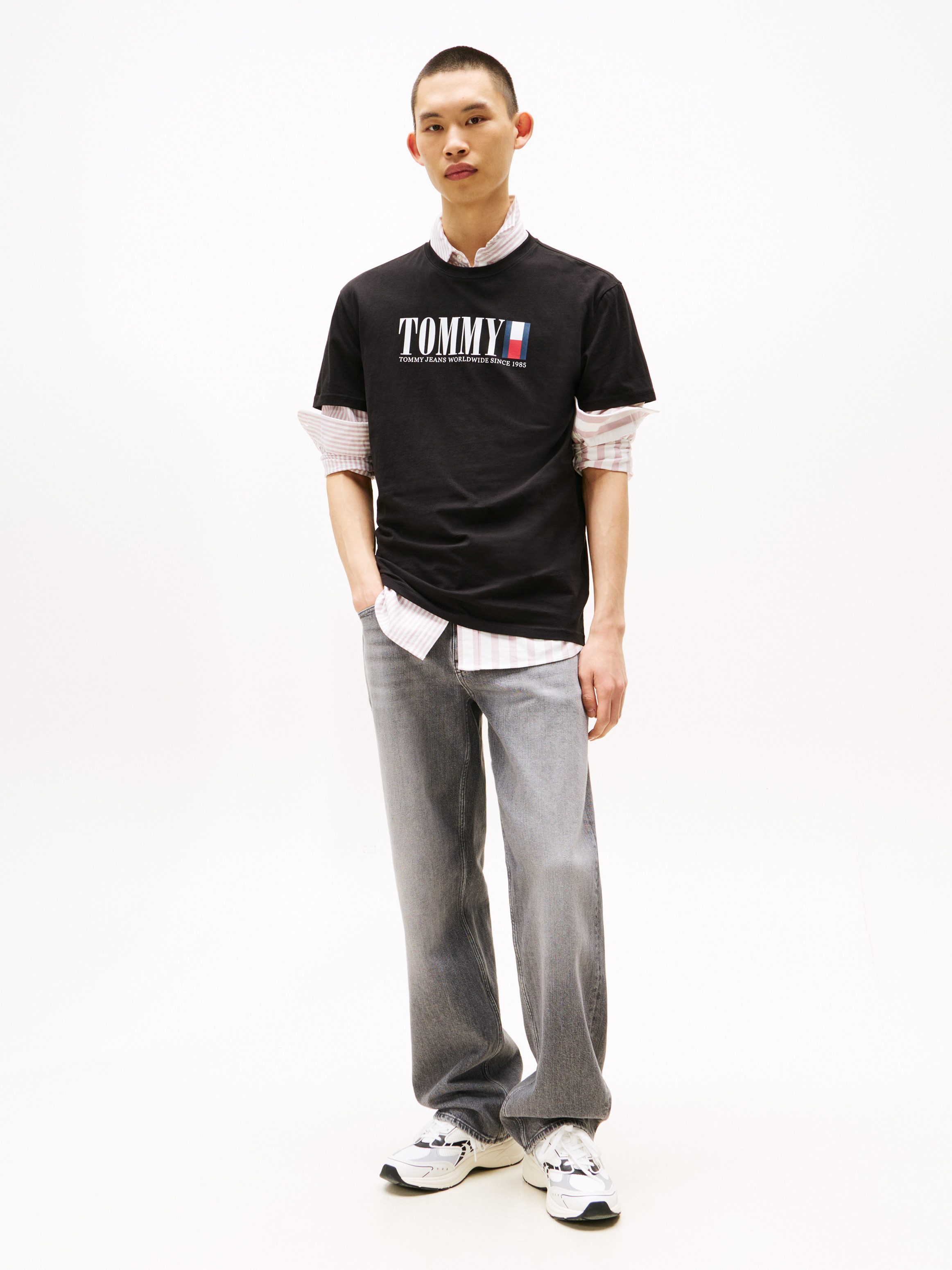 TOMMY JEANS T-shirt TJM REG TOMMY DNA FLAG TEE EXT