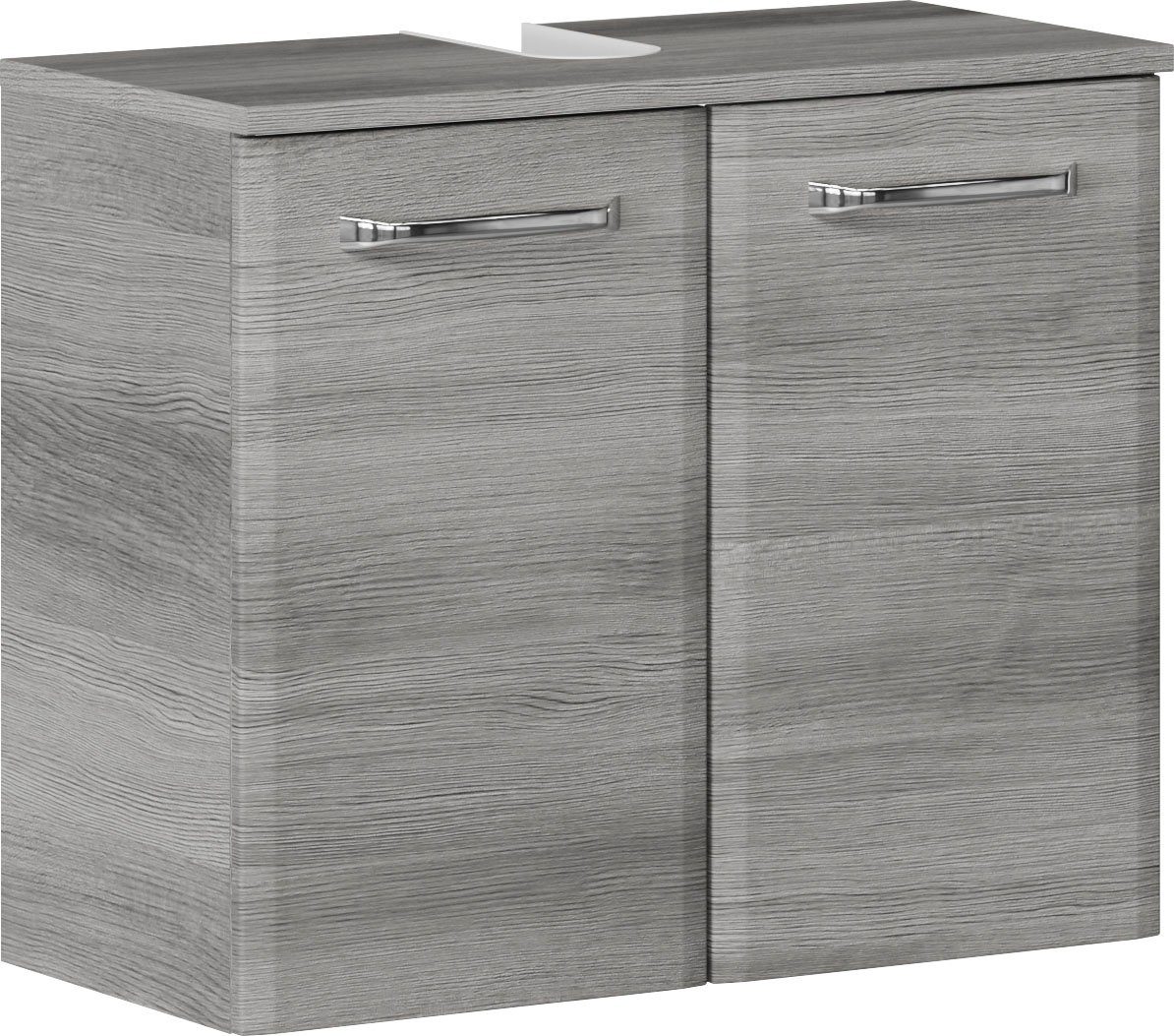 Saphir Wastafelonderkast Quickset wastafelonderkast met 2 deuren, afvoeropening, 60 cm breed