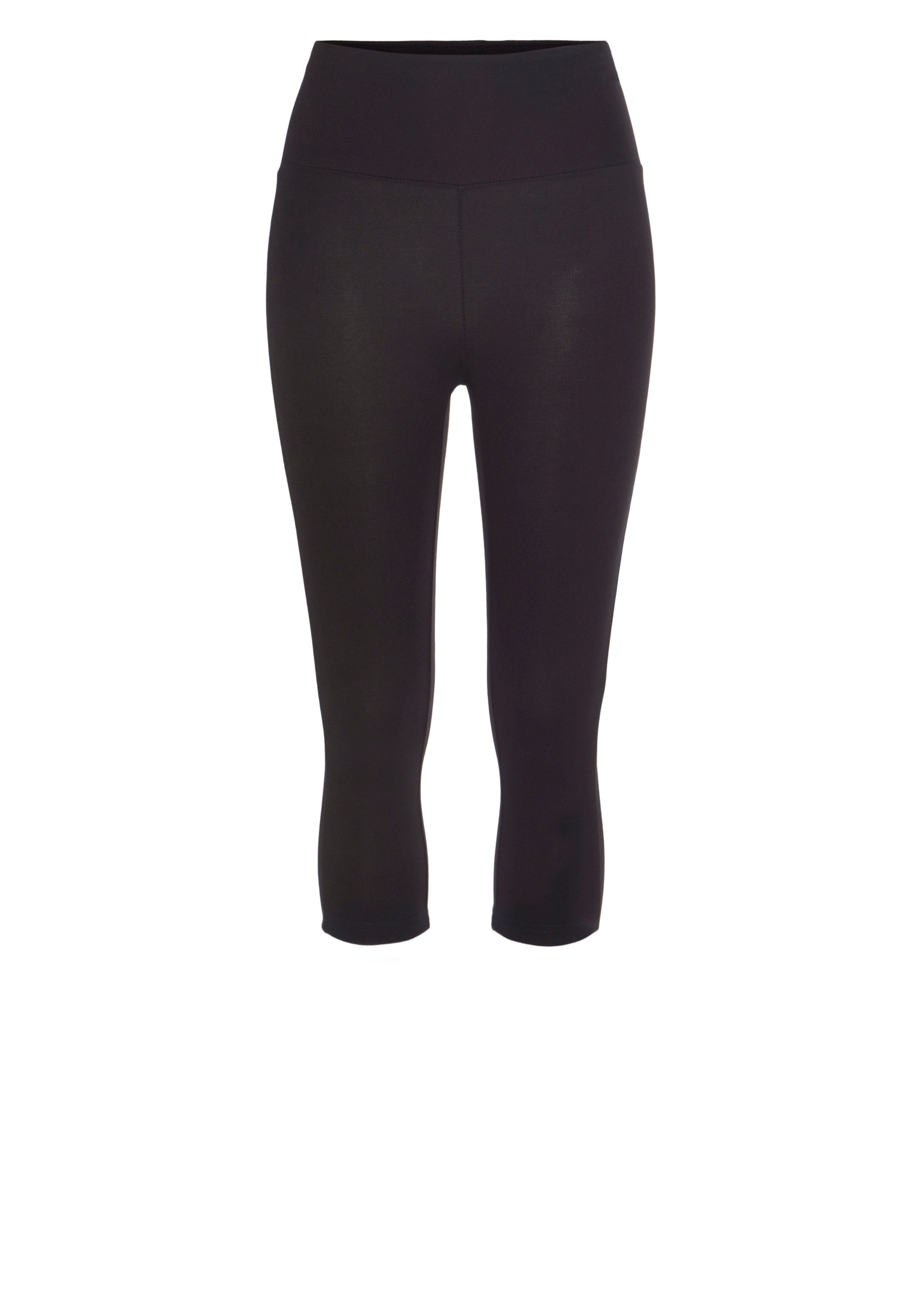 Lascana Caprilegging met brede, zachte boord