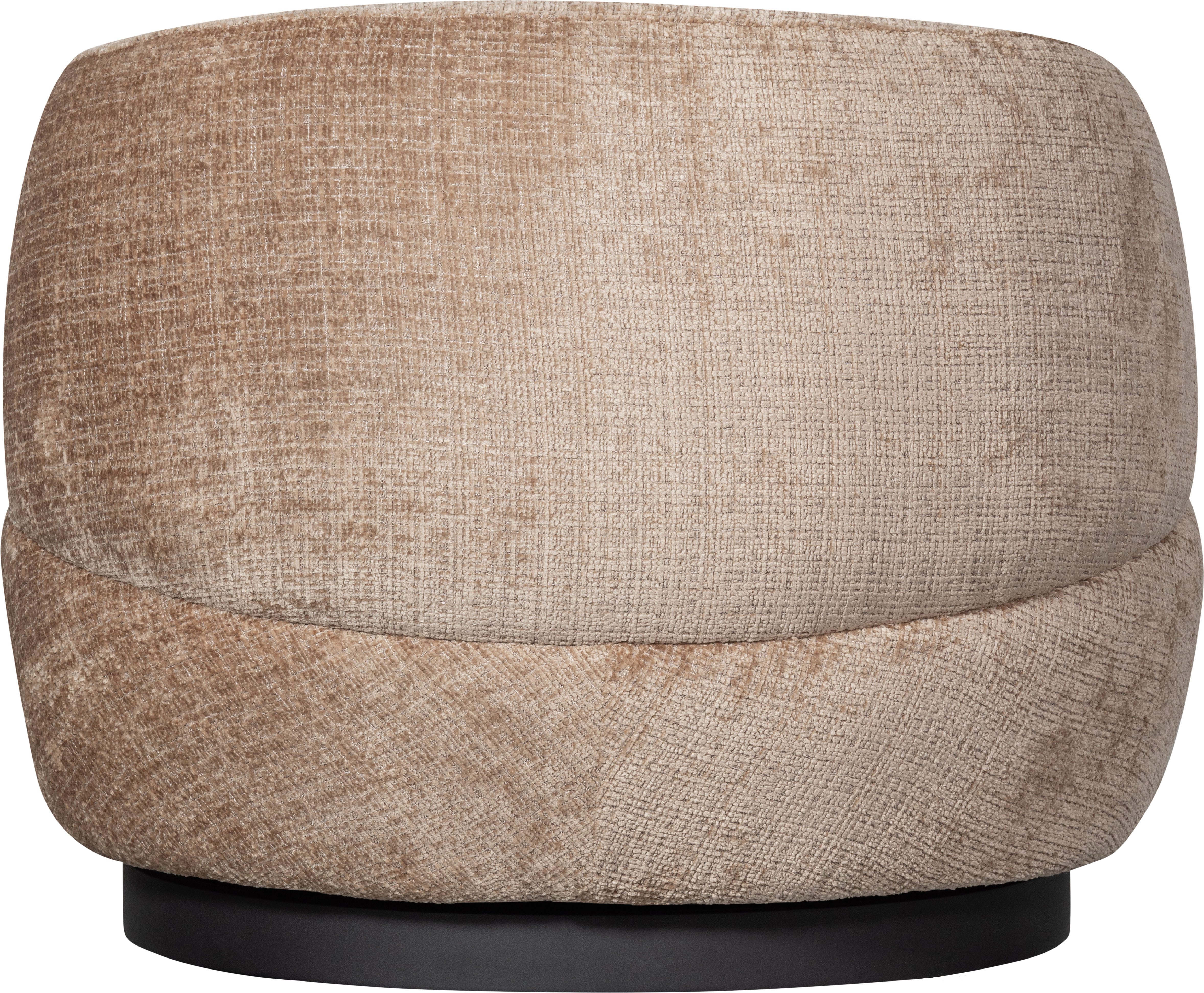 WOOOD Draaibare fauteuil Woolly ronde vorm, in elke richting draaibaar! breedte 84 cm