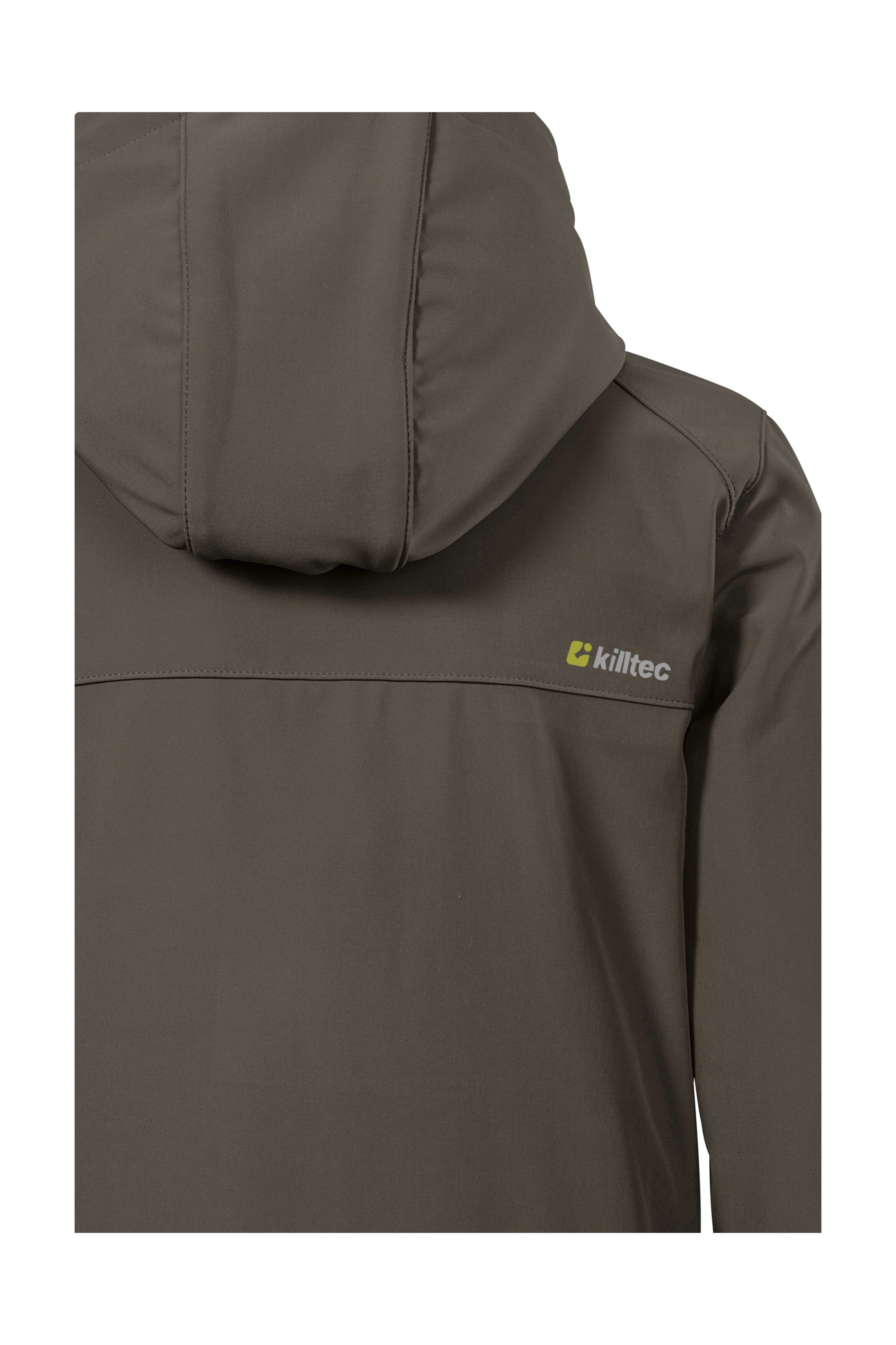 Killtec Softshell-jack Boys softshell-jack Waterafstotende softshelljack met capuchon, fleece en PFAs-vrij