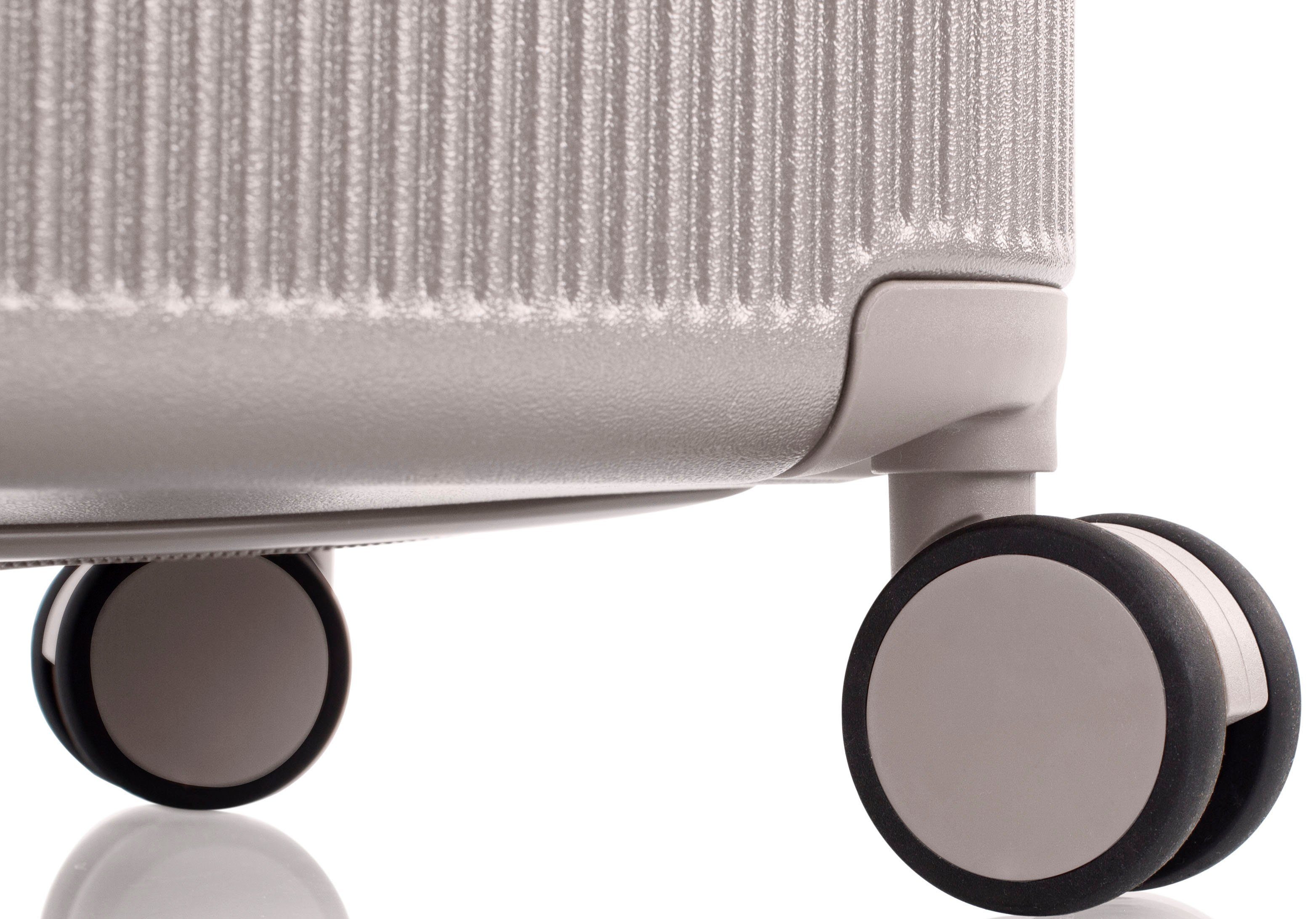 Heys Hardshell-trolley Earthtone verschillende maten en kleuren x Joachim Llambi reisbagage TSA-slot volumevergroting