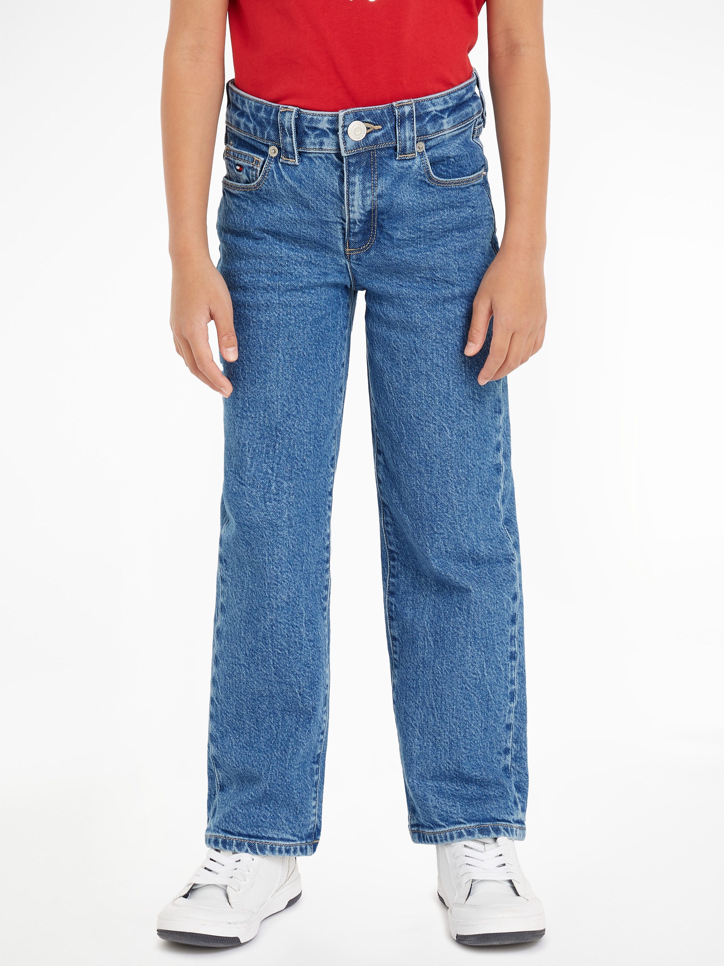 Tommy Hilfiger Bootcut jeans GIRLFRIEND COMFORT DENIM Kinderen tot 16 jaar in 5-pocket-stijl