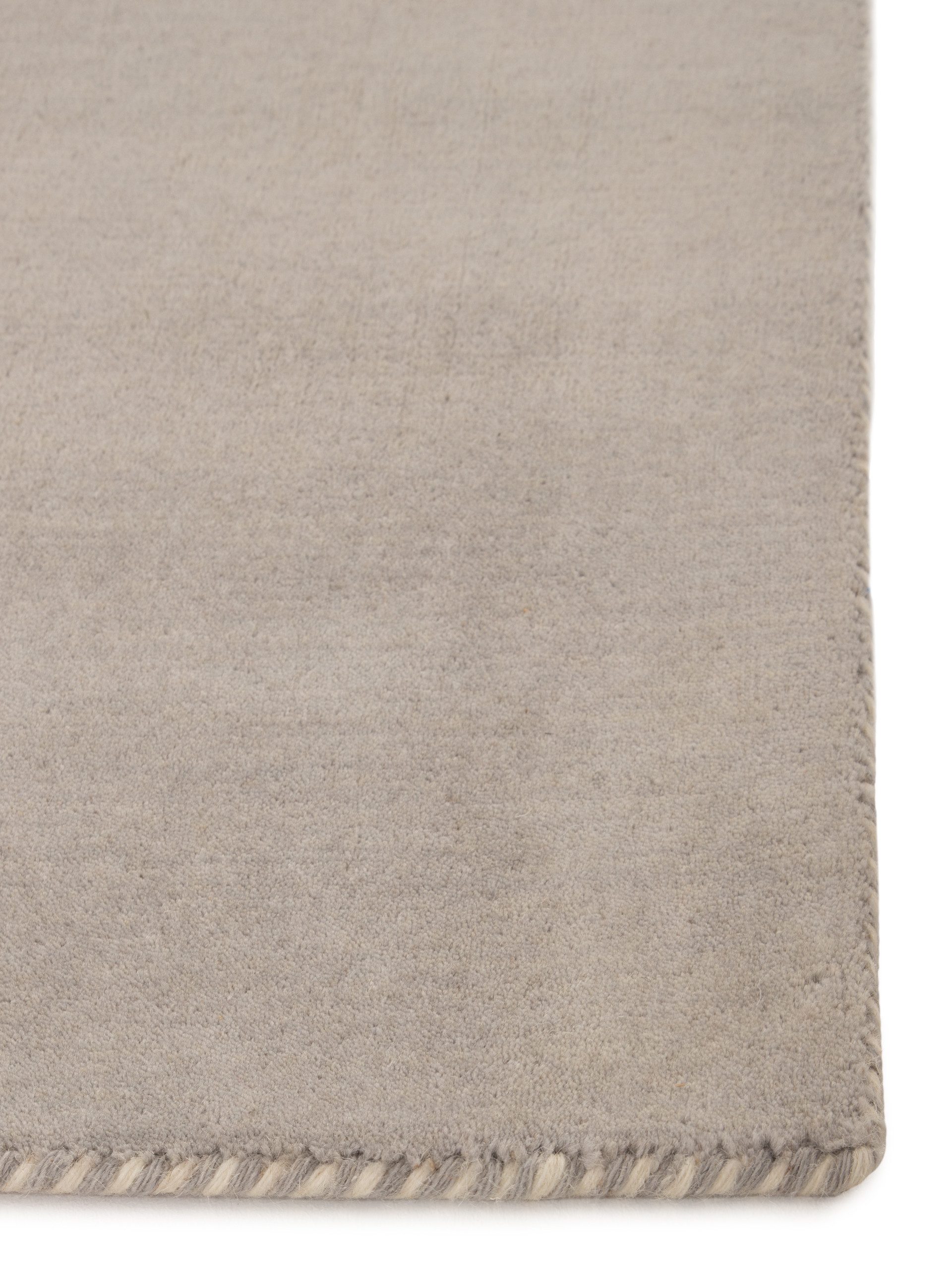 carpetfine Wollen kleed Gabbeh Lola Uni met natuurlijk plantaardig materiaal handgeweven, ook in rond