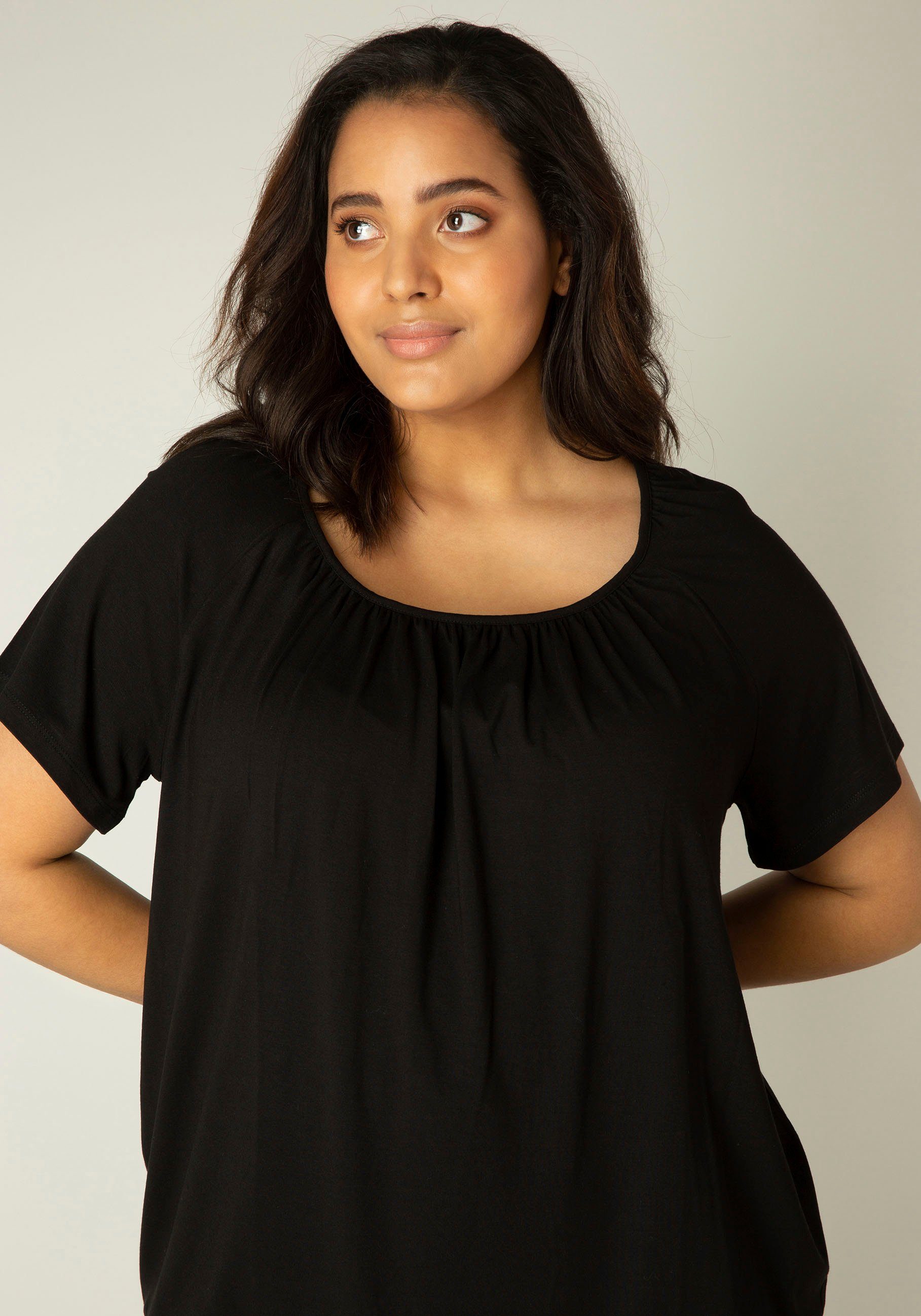 Base Level Curvy Ballonshirt Yoni Elastische zoom