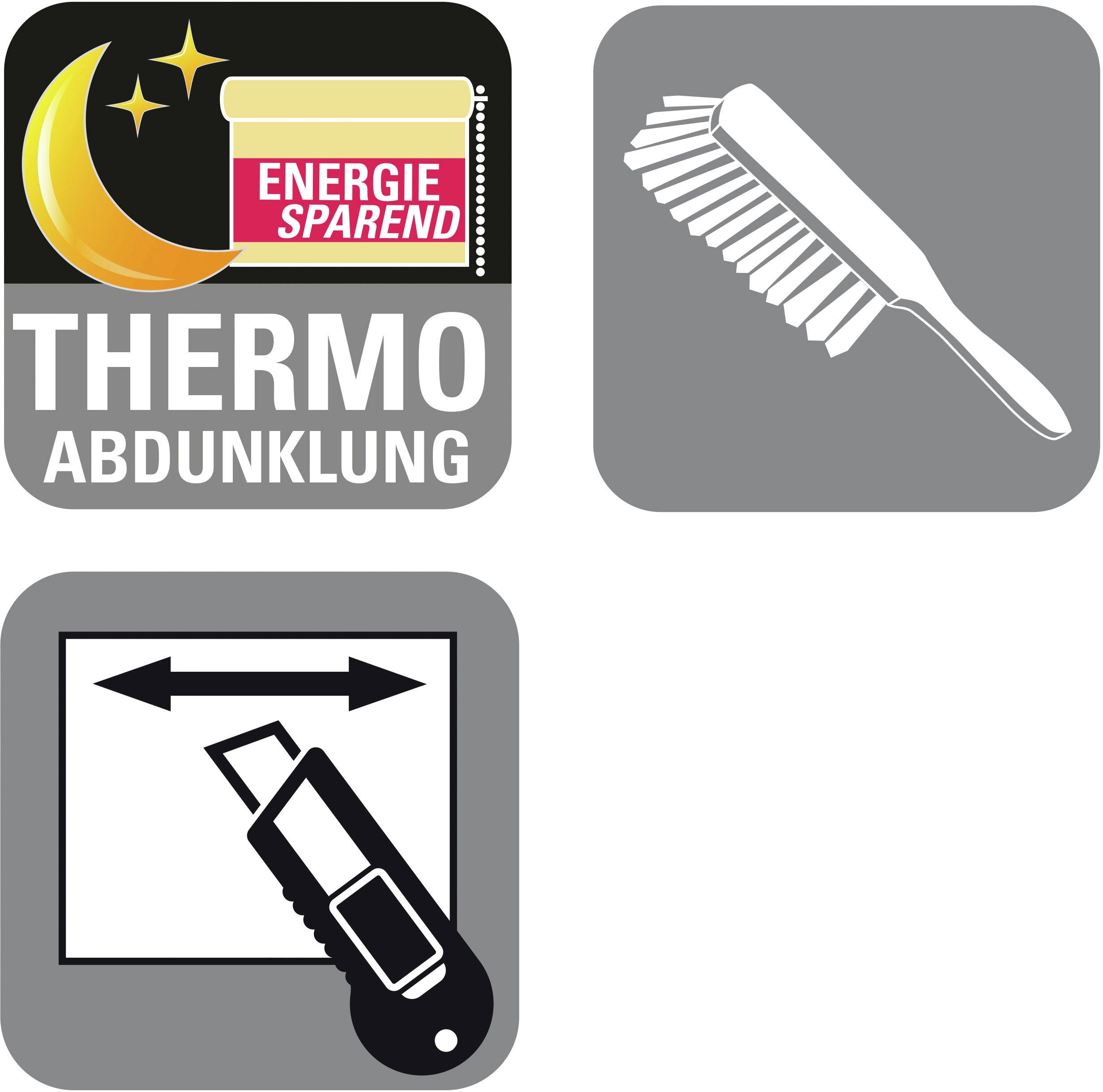 GARDINIA Plisségordijn met honingraatstructuur Concept thermo-afdichting energiebesparend en verduisterend met thermolaag (1 stuk)