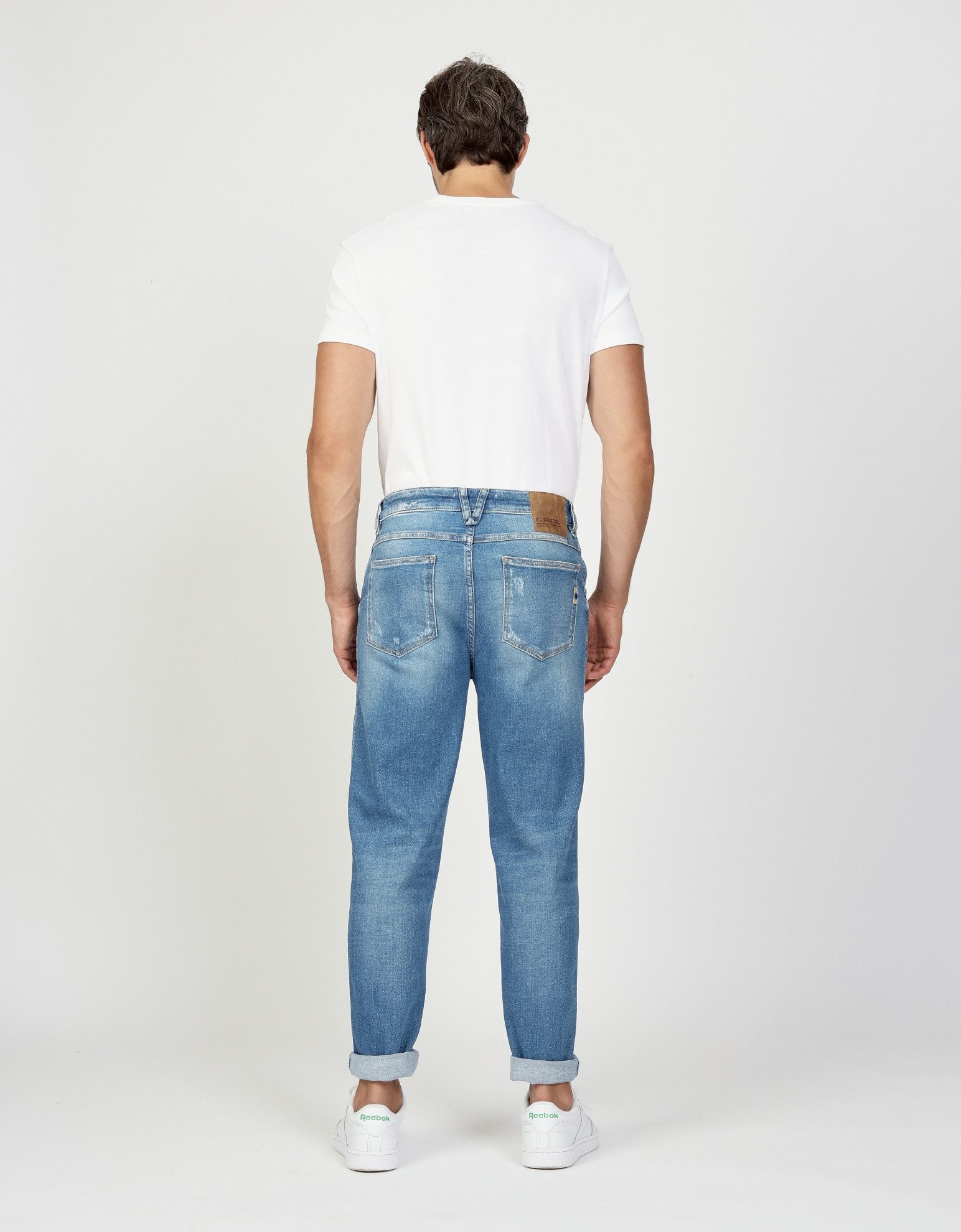 GANG Stretch jeans 94MARCO in relaxte 5-pocket stijl met dubbele riemlus
