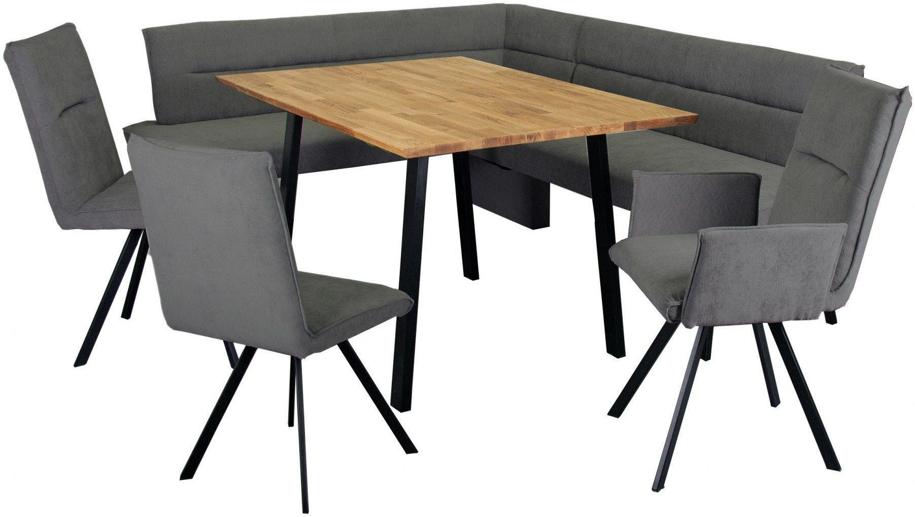 Home affaire Stoel met armleuningen Sava Metalen frame (set, 2 stuks)