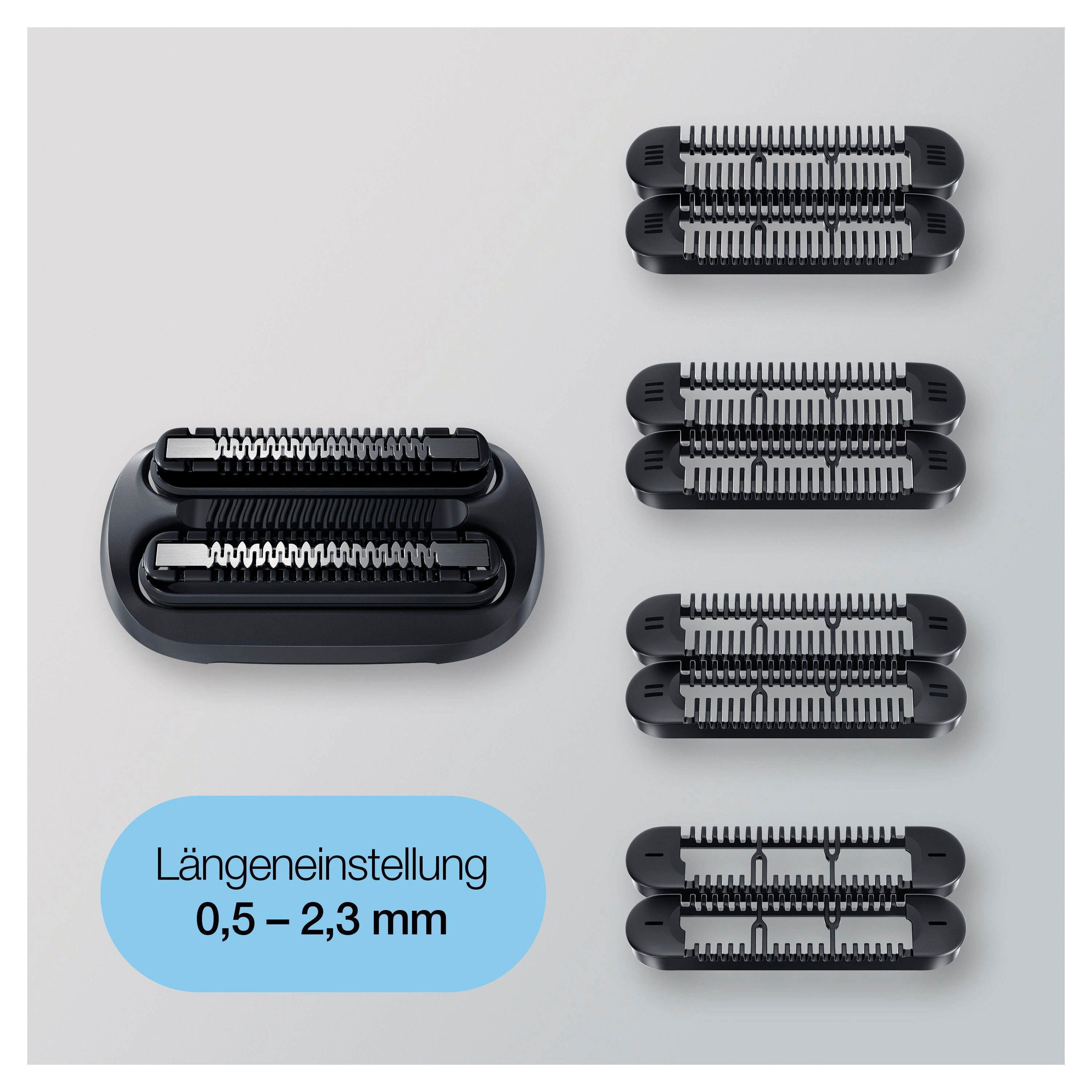 Braun Opzetstuk Stubble 4 verschillende lengten instelbaar