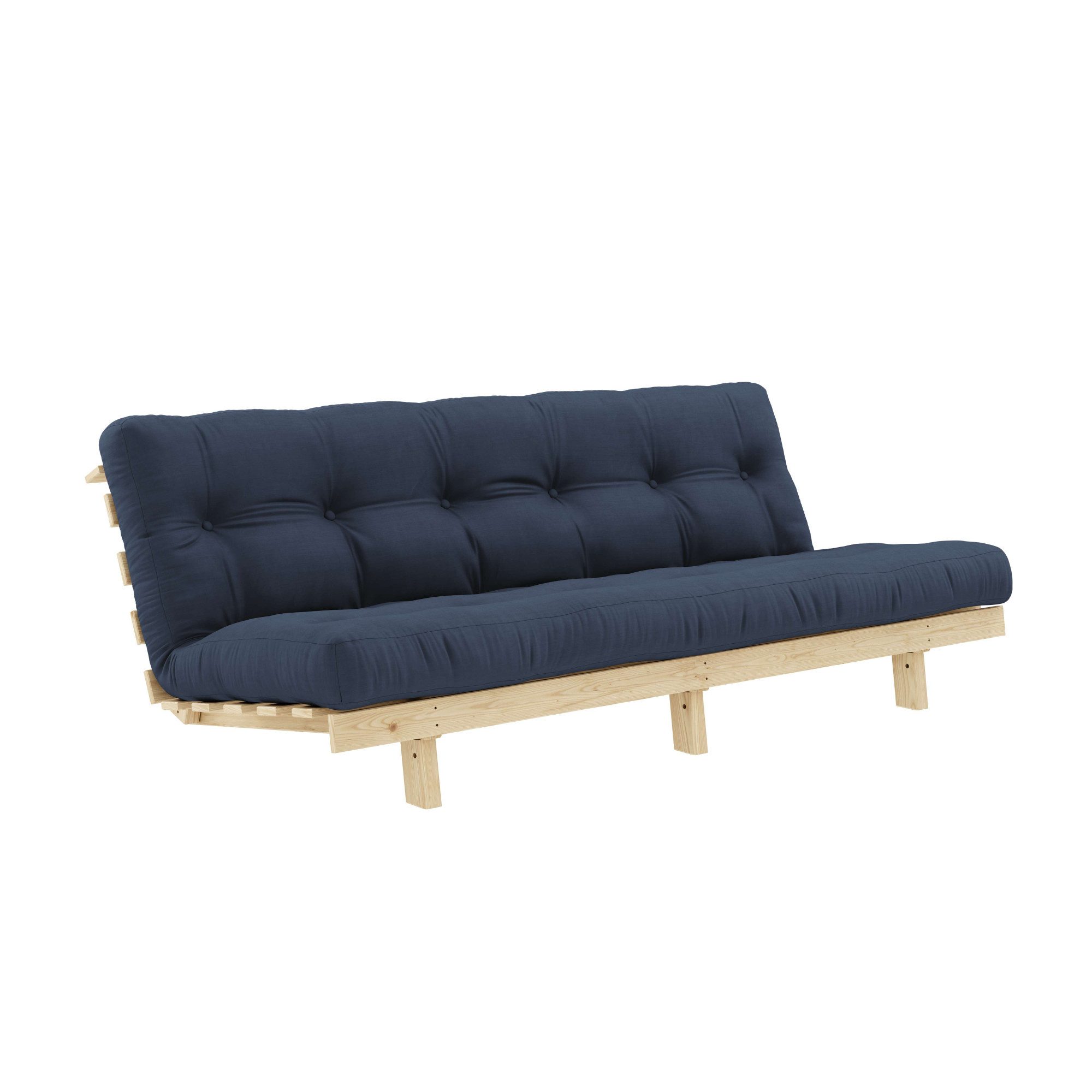 Karup Slaapbank Lean 200 slaapbank, logeerbed, bank met futonmatras Inclusief futonmatras, ligoppervlak 130x200 cm, FSC® gecertificeerd grenen (2 stuks)