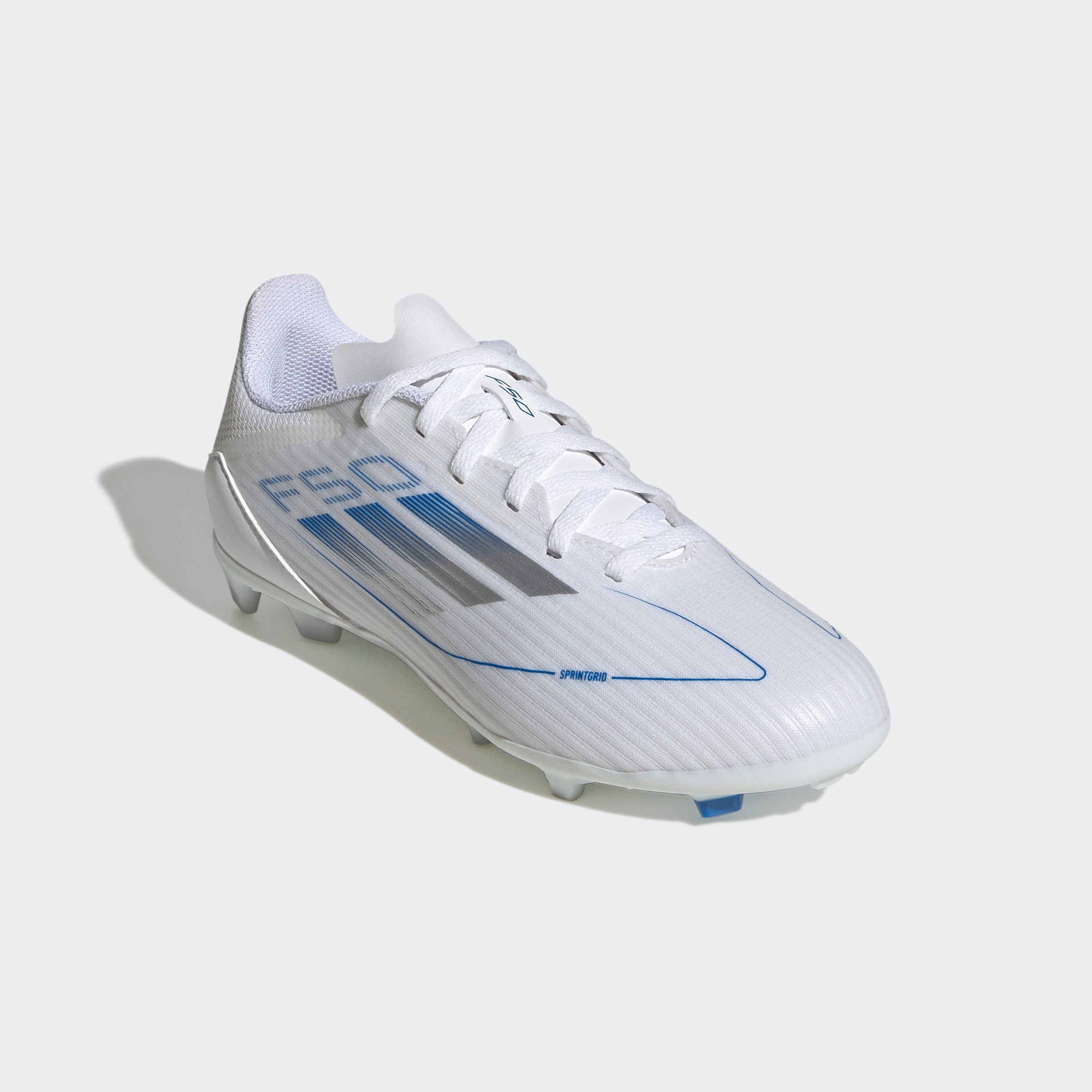 adidas Performance Voetbalschoenen F50 LEAGUE KIDS FG/MG jongens zaalvoetbalschoenen maat 37 wit