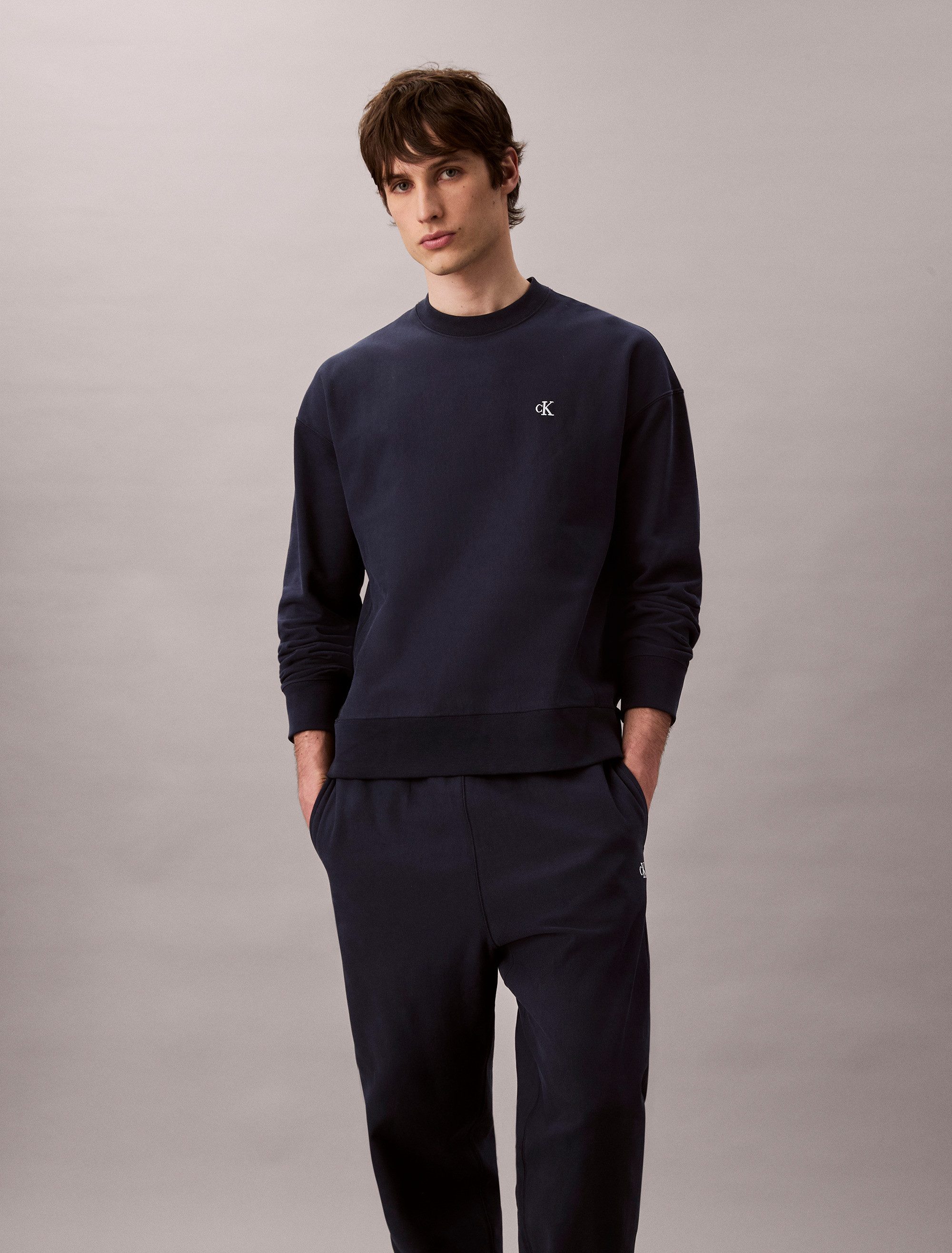 Calvin Klein Sweatbroek PREMIUM TERRY MONOGRAM JOGGER