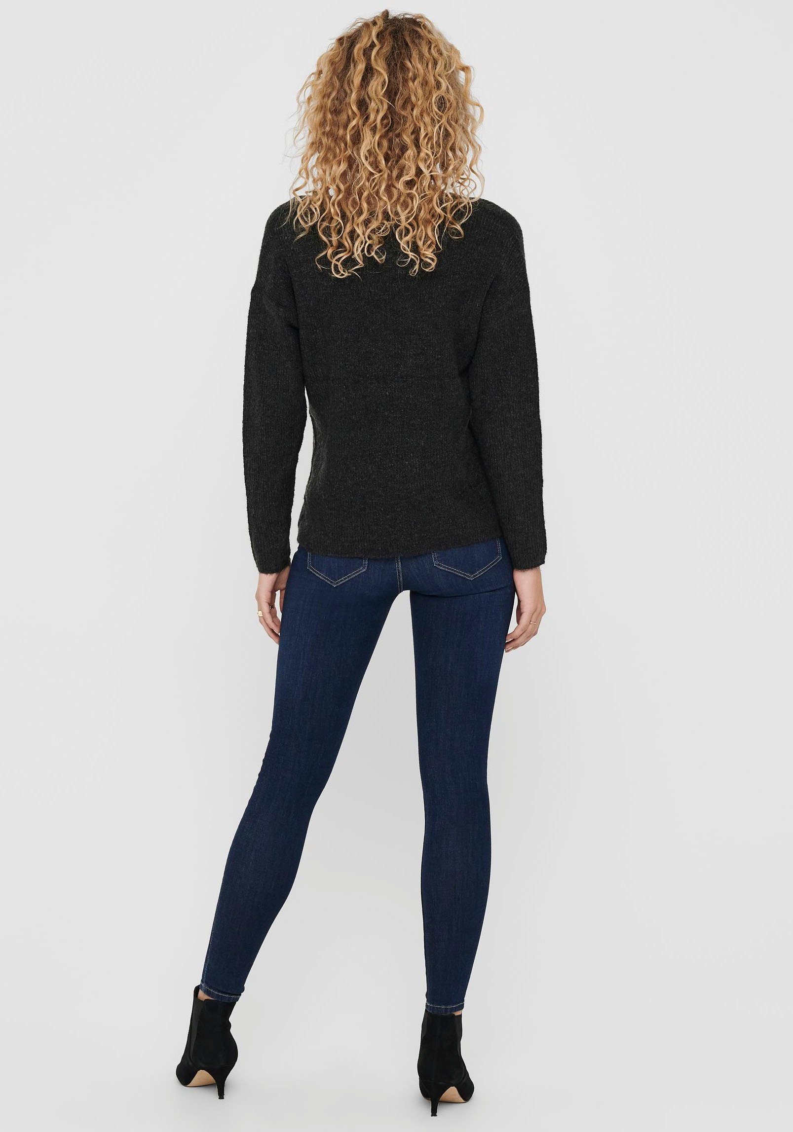Only Gebreide trui ONLCAMILLA V-NECK L/S PULLOVER KNT NOOS