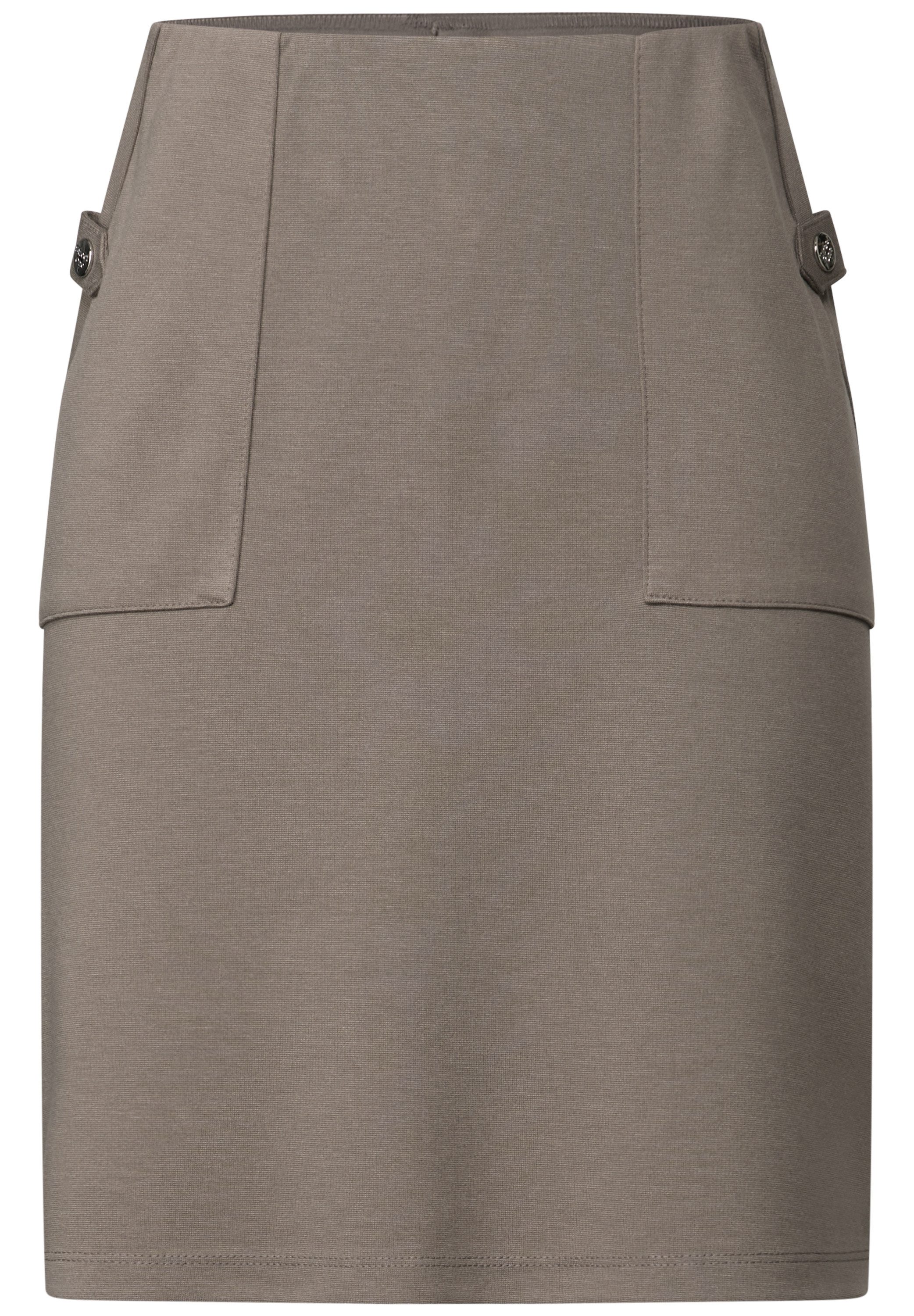 STREET ONE Minirok met knoopdetails