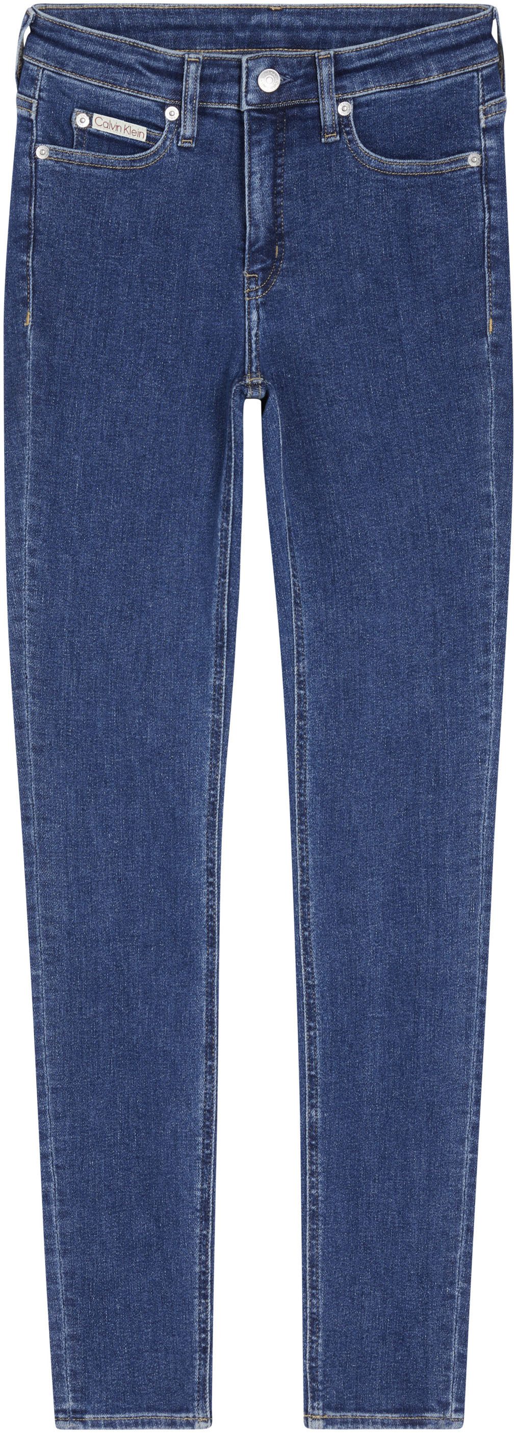 Calvin Klein Skinny fit jeans Mid rise skinny in 5-pocketsstijl