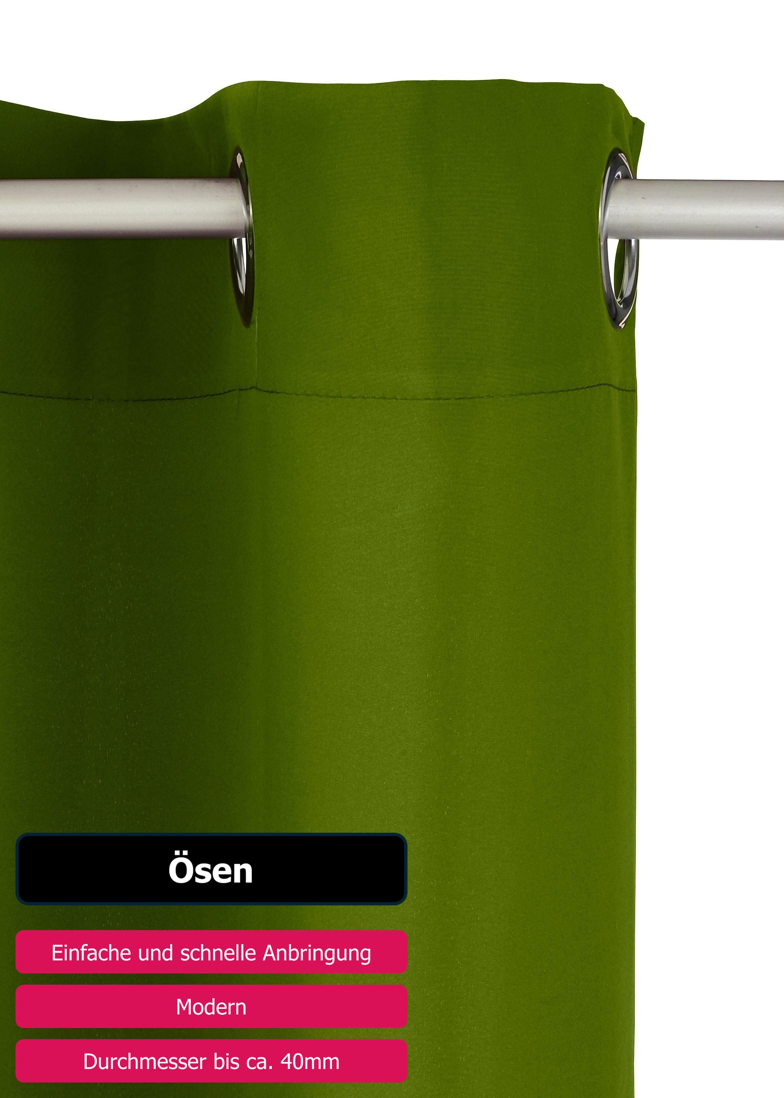 my home Gordijn Raja 2-pack, bestseller, effen, modern, onderhoudsvriendelijke microvezel (2 stuks)