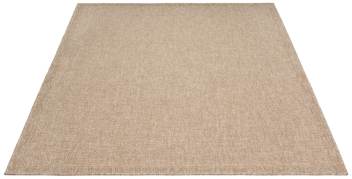 The carpet Vloerkleed Kansas moderne robuuste in- en outdoor tapijt jute look