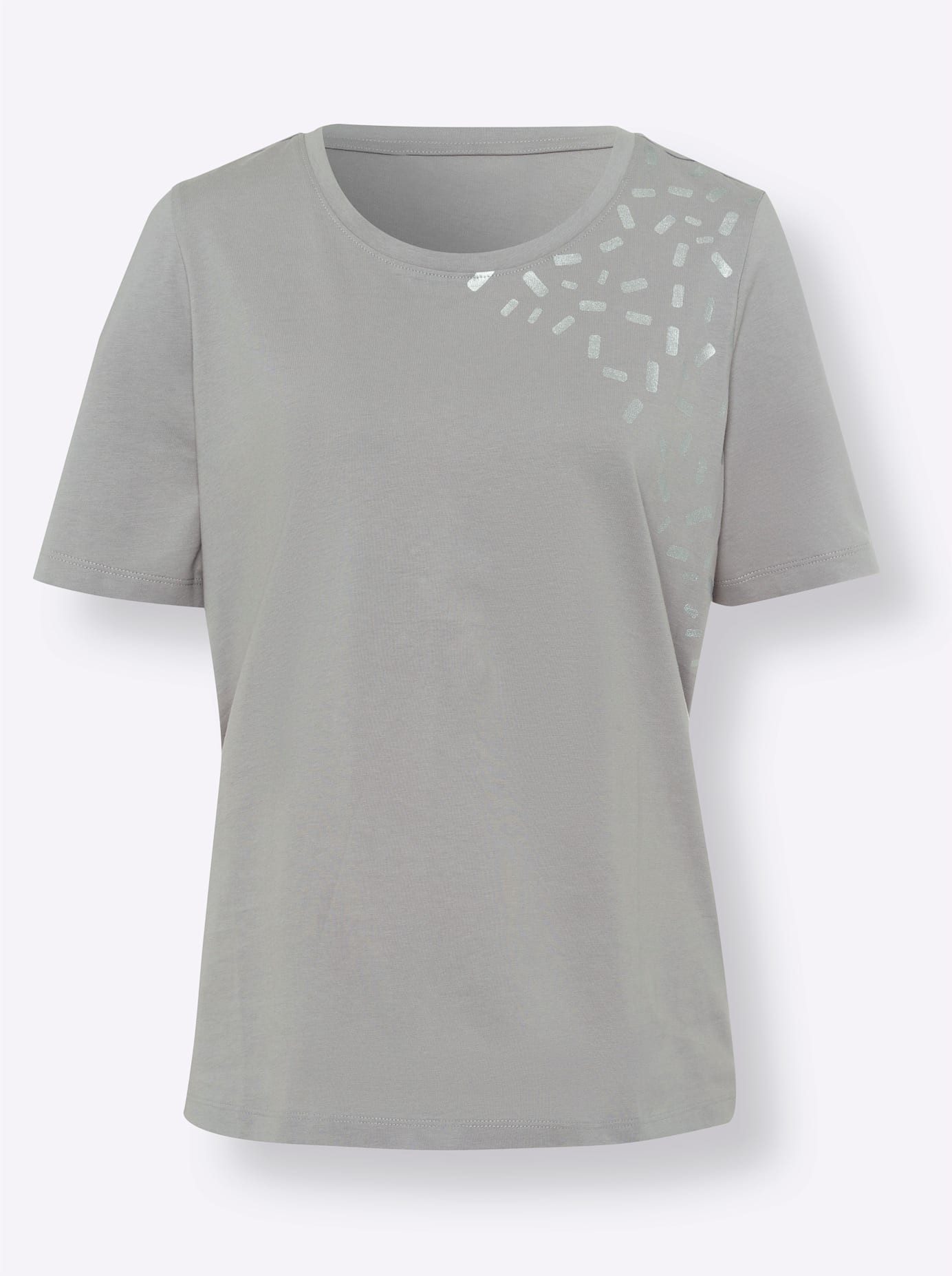 Shirt met ronde hals Vrijetijdsshirt (1-delig)