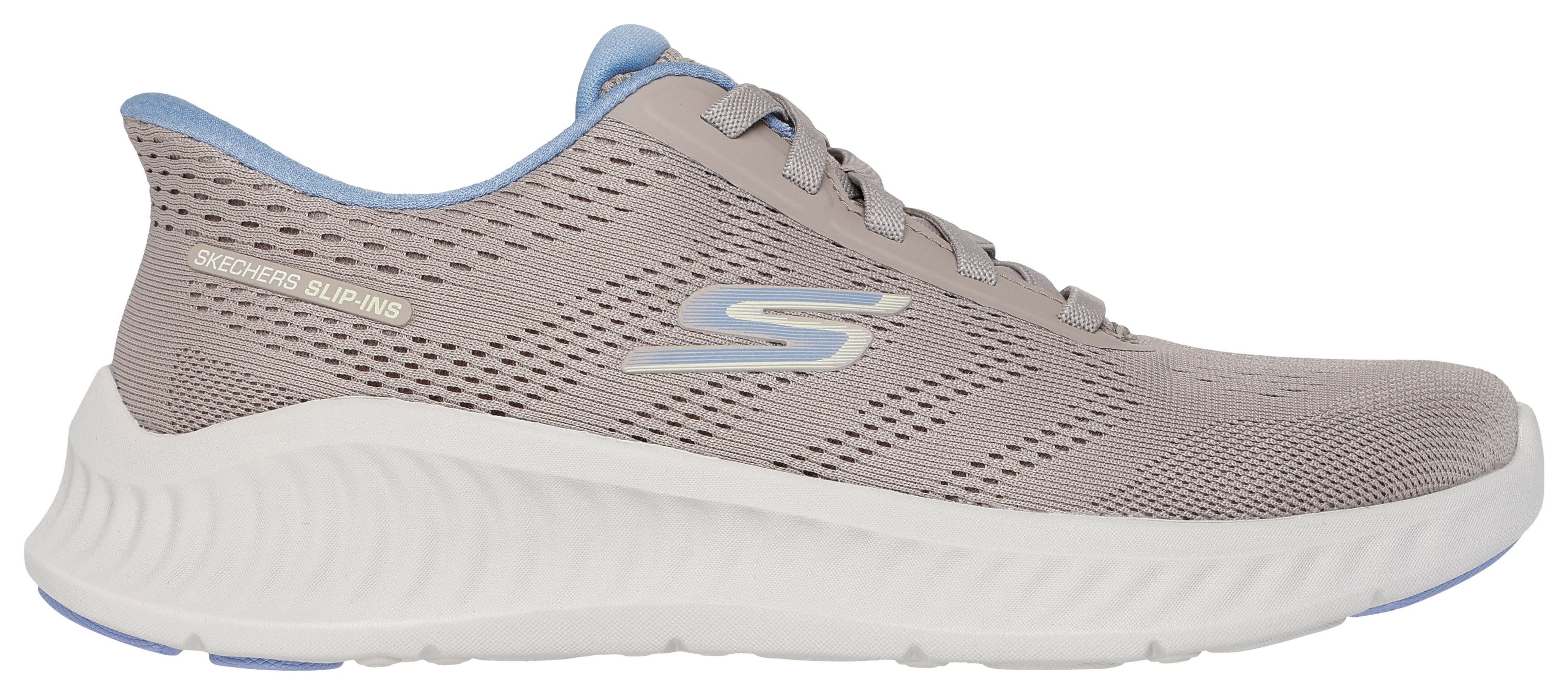 Skechers Slip-on sneakers GO WALK NOW-KHLOE Vrijetijdsschoen met hielkussen en slip-in technologie