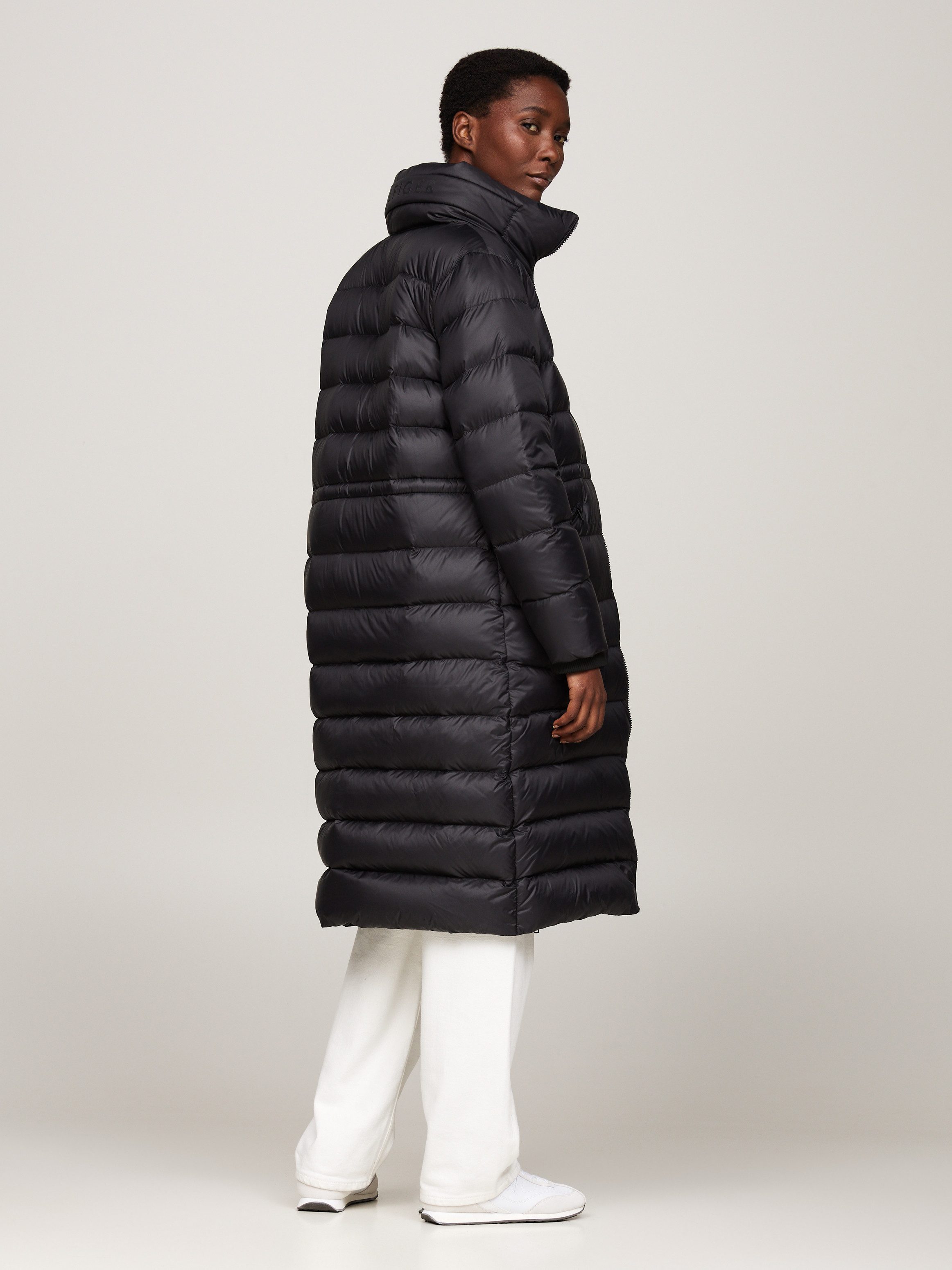 Tommy Hilfiger Gewatteerde jas MW DOWN FUNNEL NK MAXI COAT