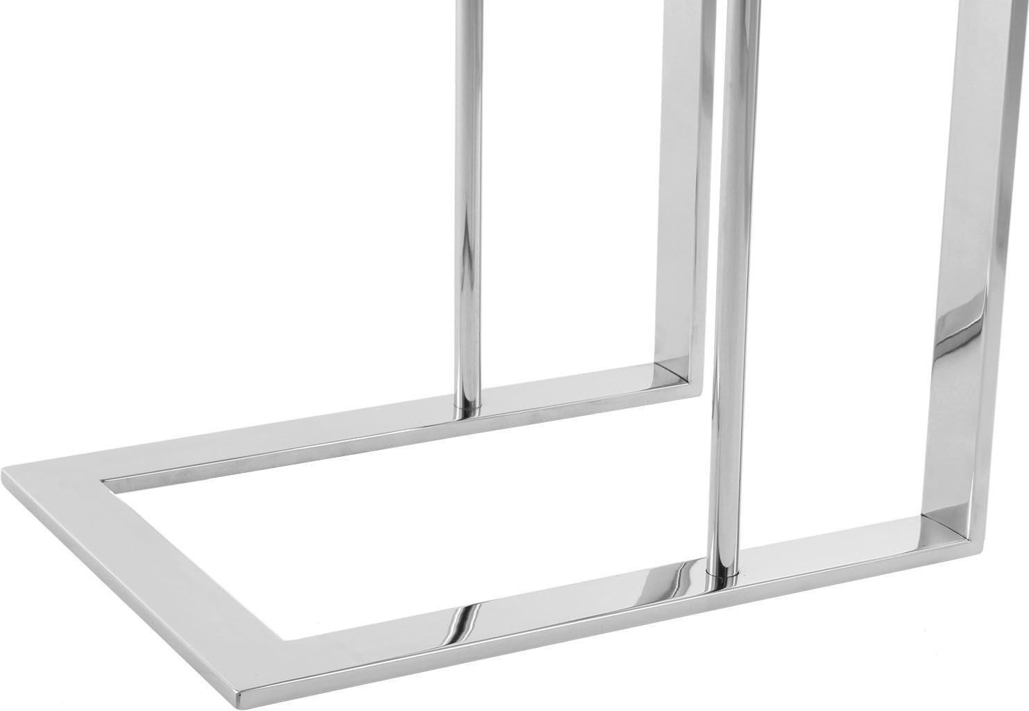 Kayoom Bijzettafel Sten 125, minimalistisch ontwerp, gemaakt van 100% RVS (1 stuk)