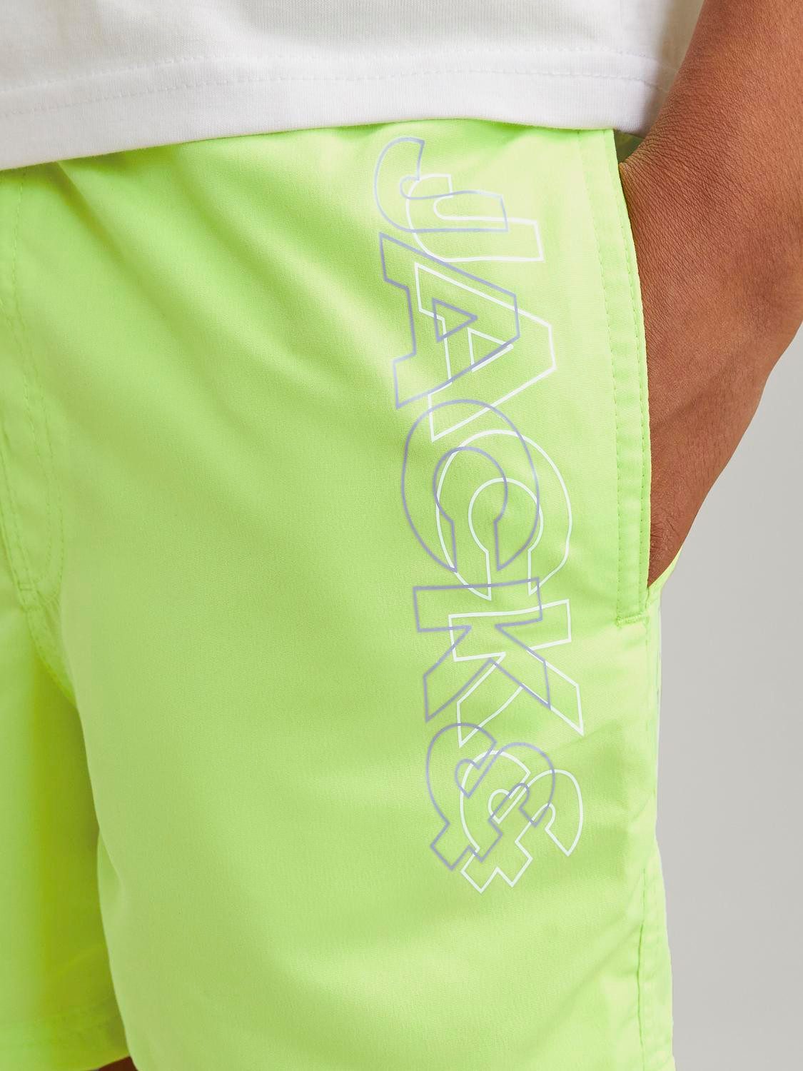 Jack & Jones Junior Zwemshort JPSTFIJI JJSWIM DOUBLE LOGO LY SN JNR