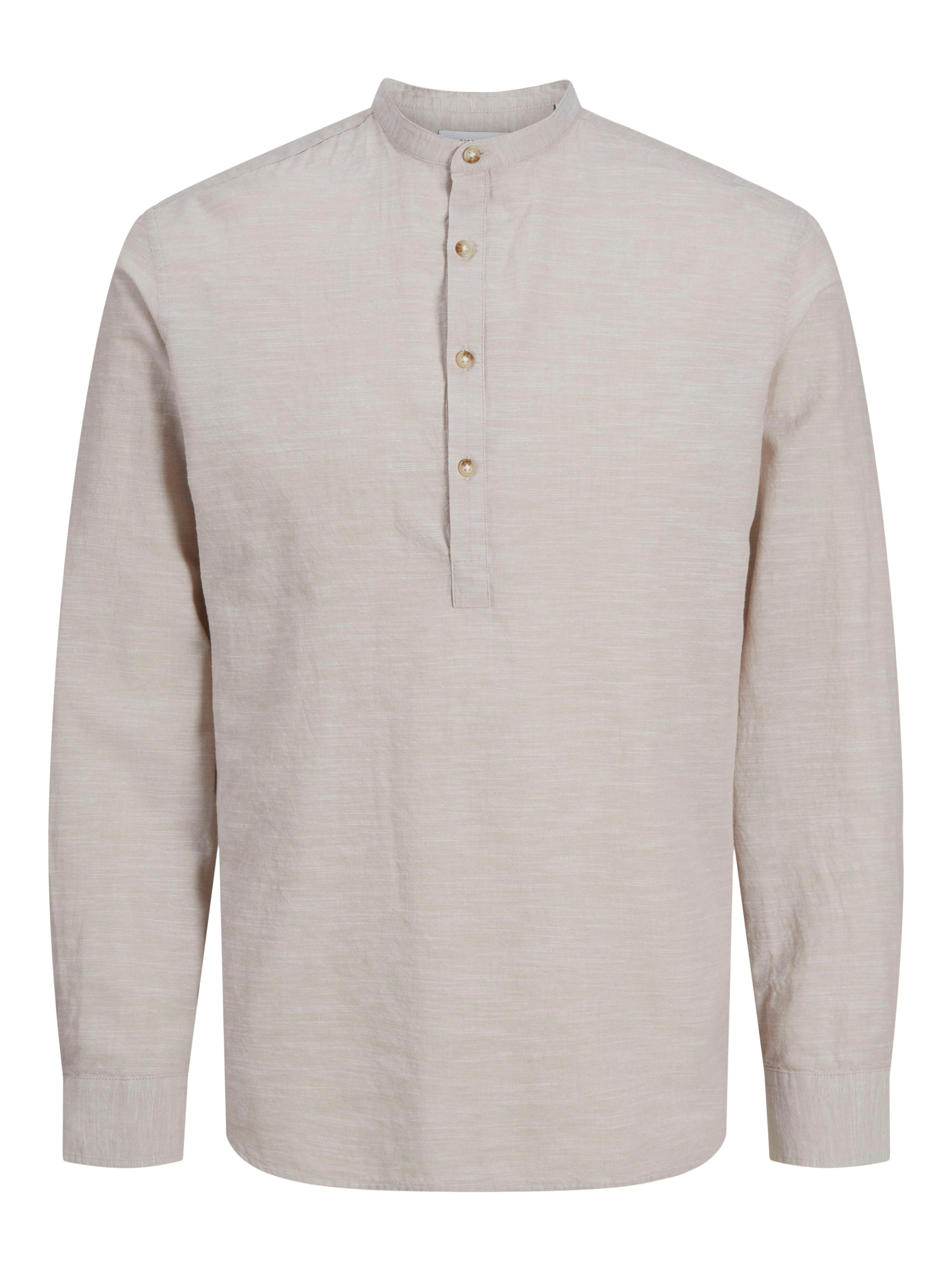 Jack & Jones Overhemd met lange mouwen JJESUMMER HALF PLACKET SHIRT LS SN