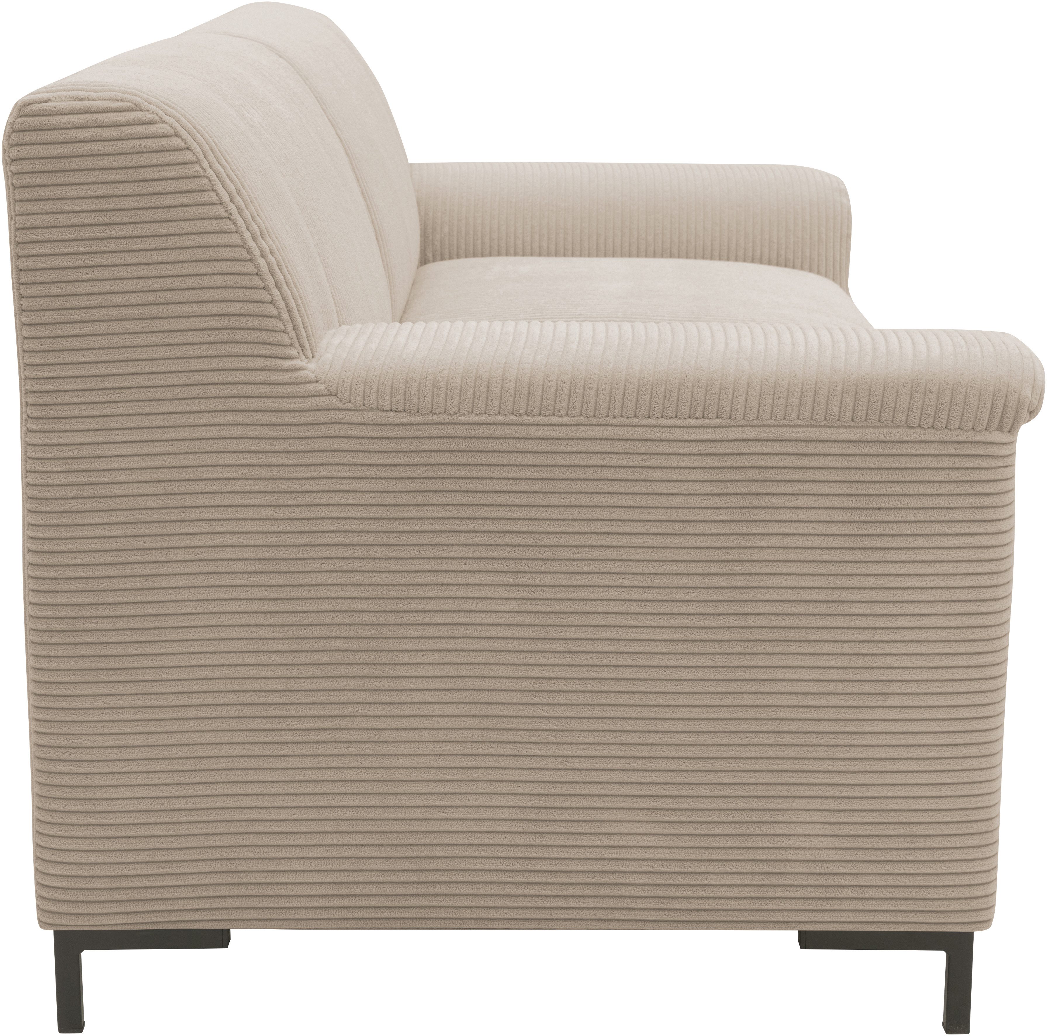 INOSIGN 2,5-zits Jamie 2 ook in Cord BxDxH: 19x/81x76 cm tijdloos, modern, met comfortabel verend systeem