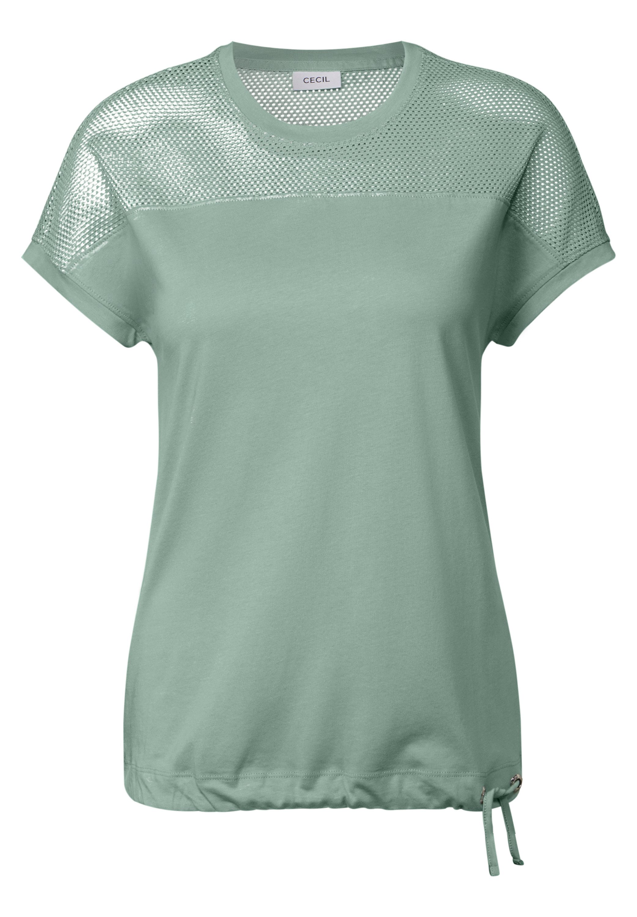 Cecil T-shirt met meshdetail