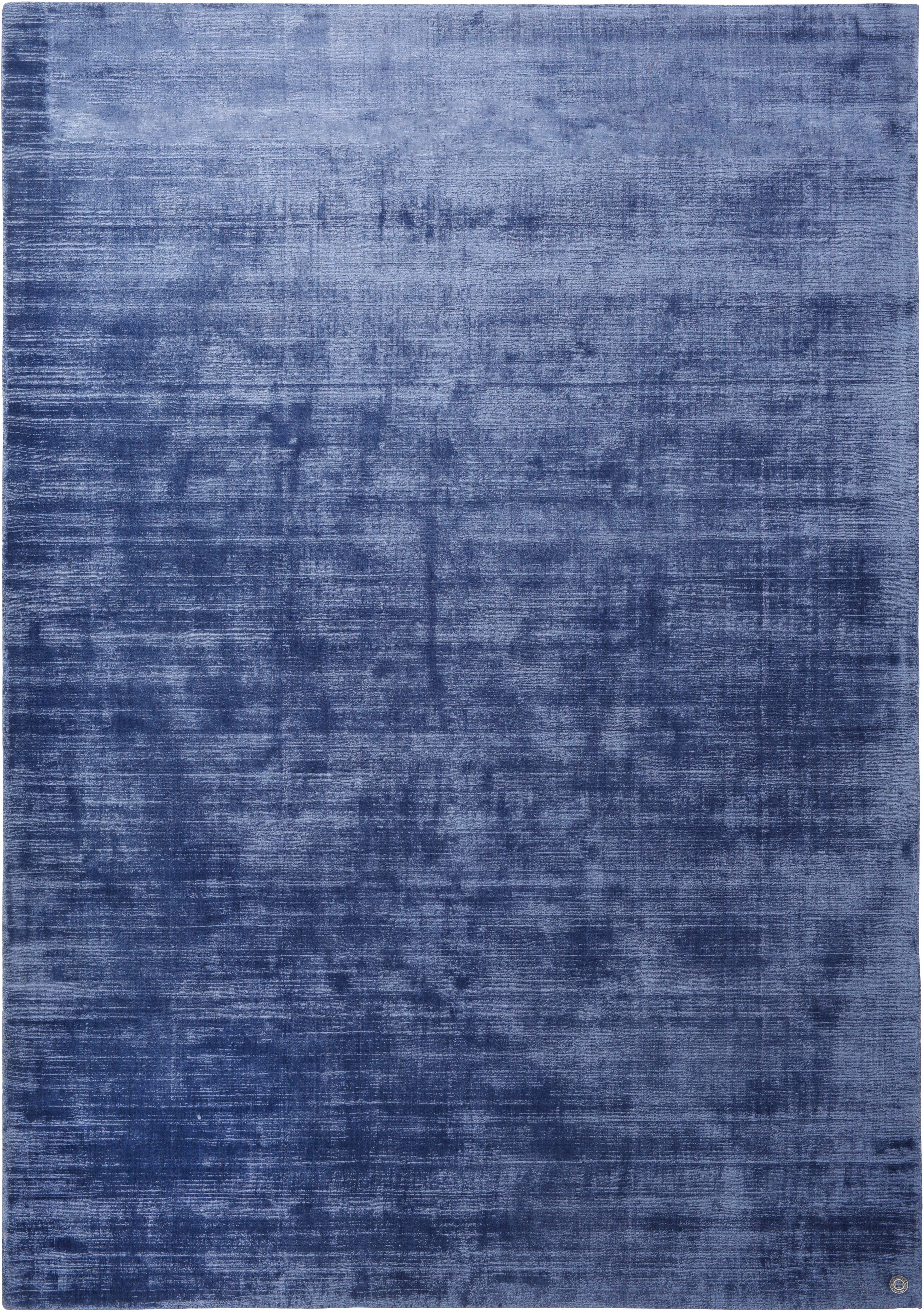TOM TAILOR HOME Vloerkleed Shine uni Handgeweven vloerkleed, 100% viscose, met de hand geweven, met elegante glans moderne vloerkleden maat 65x135 cm