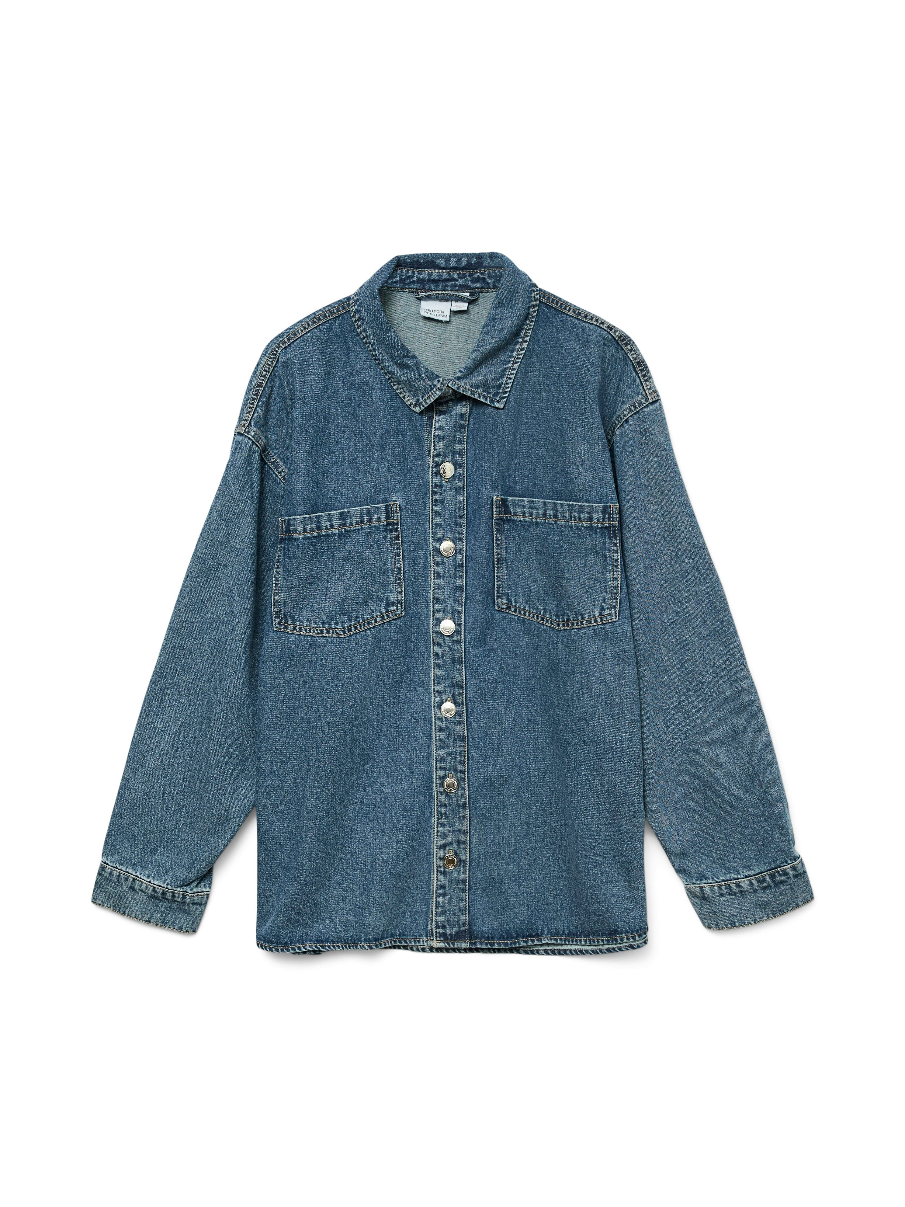 Vero Moda Jeans blouse VMJENNIE LS OVERSIZE DENIM SHIRT GA NOOS