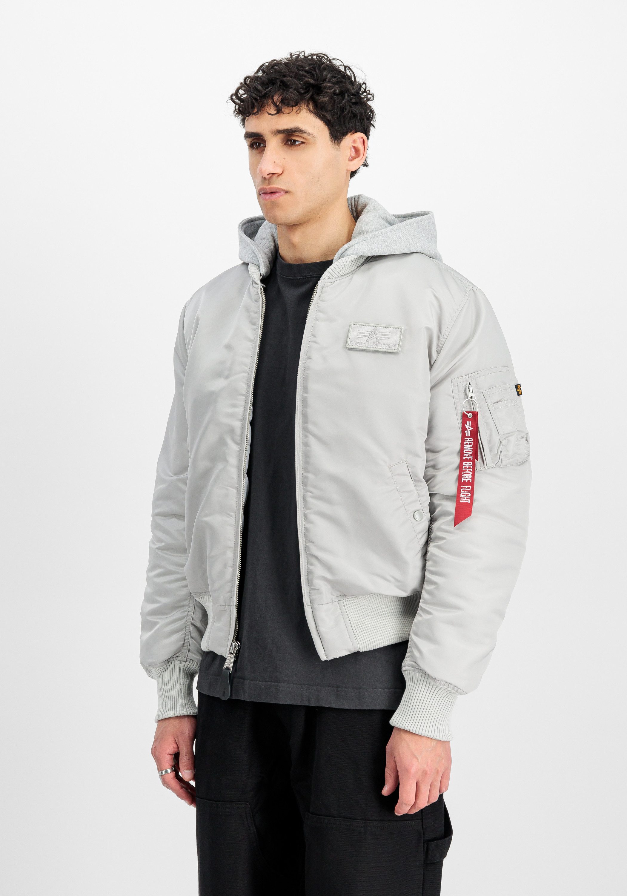 Alpha Industries Bomberjack Alpha Industries Men - Bomber Jackets MA-1 Zip Hood Back Print