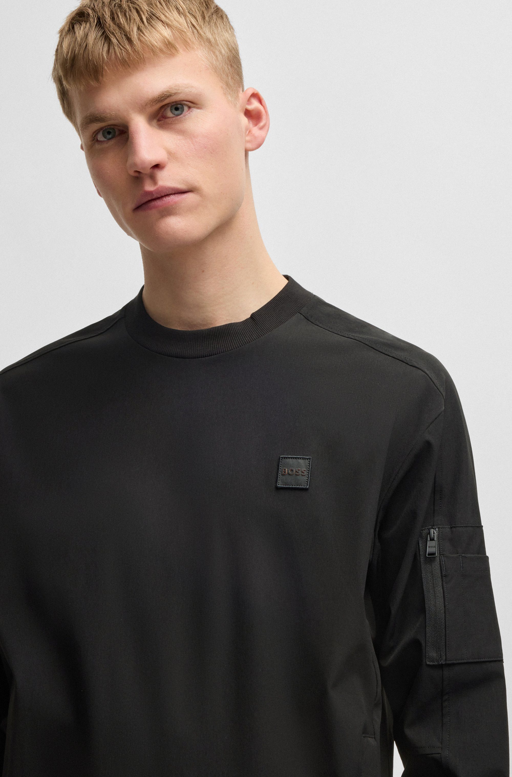 Boss Orange Sweater met logo-badge