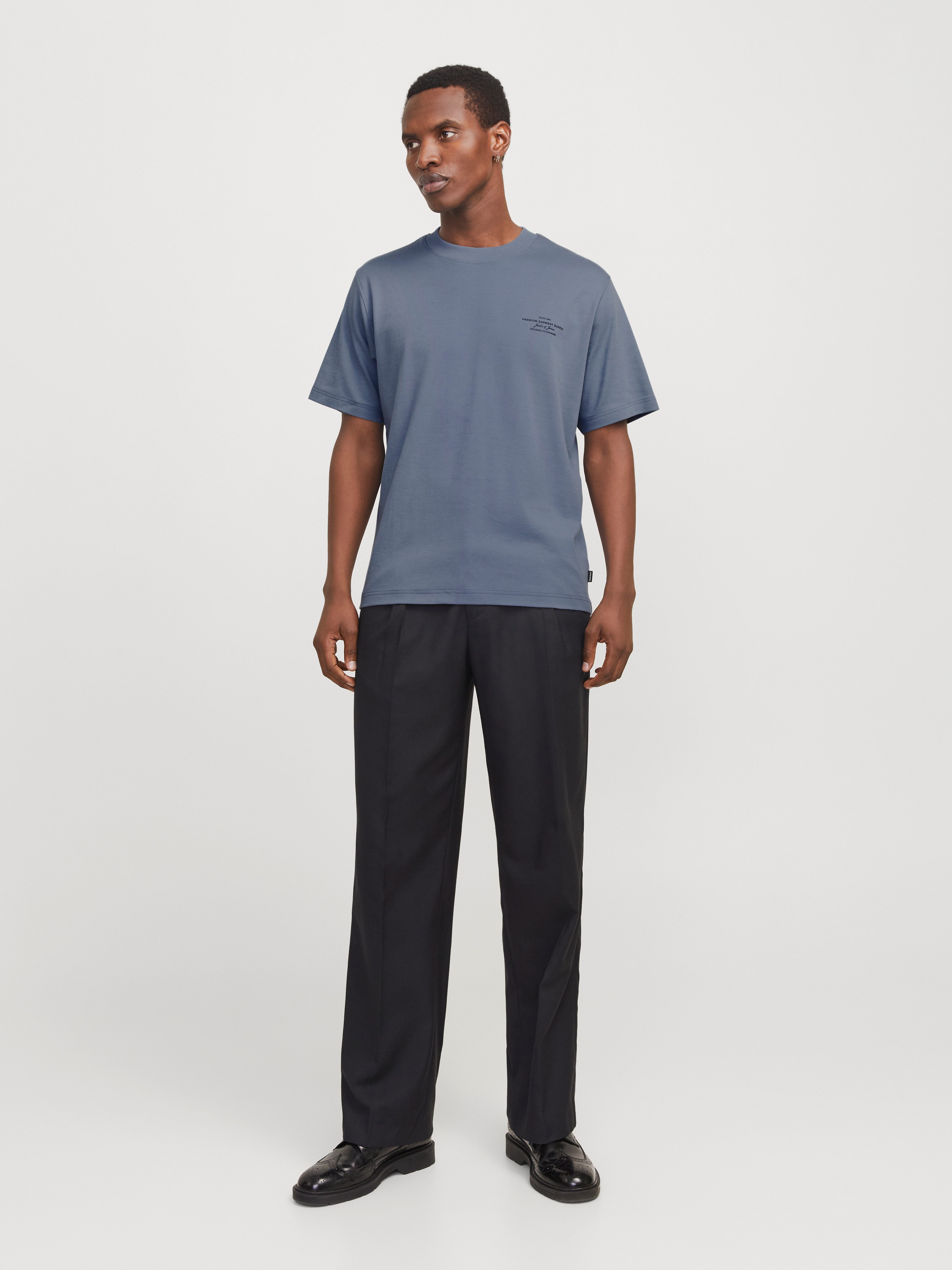 Jack & Jones Shirt met ronde hals JPRBLACHAD BRANDING SS CREW NECK TEE SN