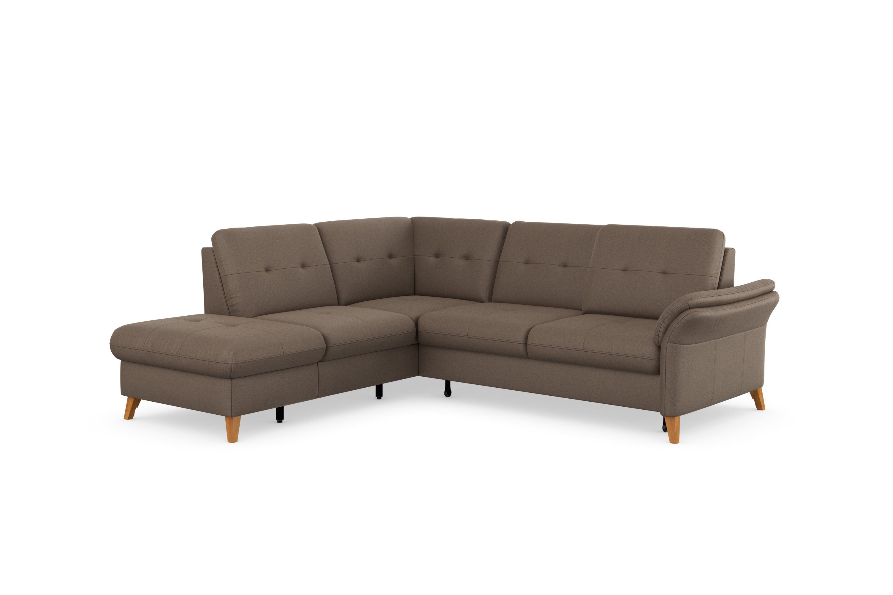 sit&more Hoekbank Göteborg inclusief zitdiepteverstelling, optioneel met bedfunctie & bedlade