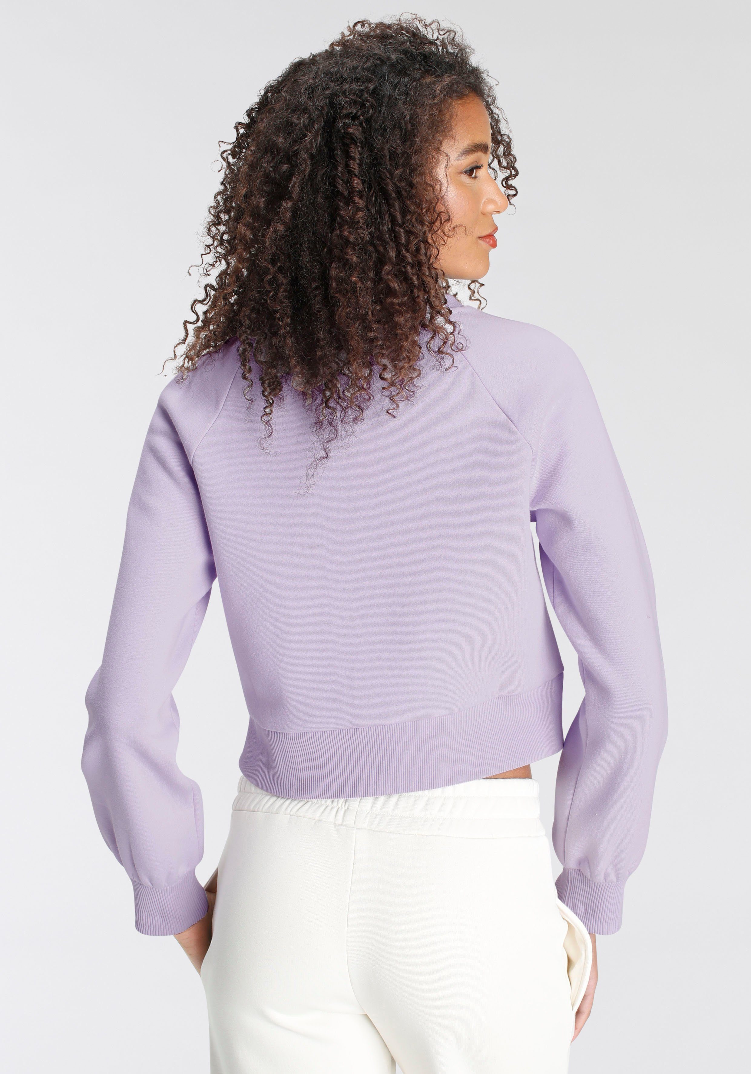LSCN by LASCANA Sweatshirt met decoratieve stiksels, loungepak