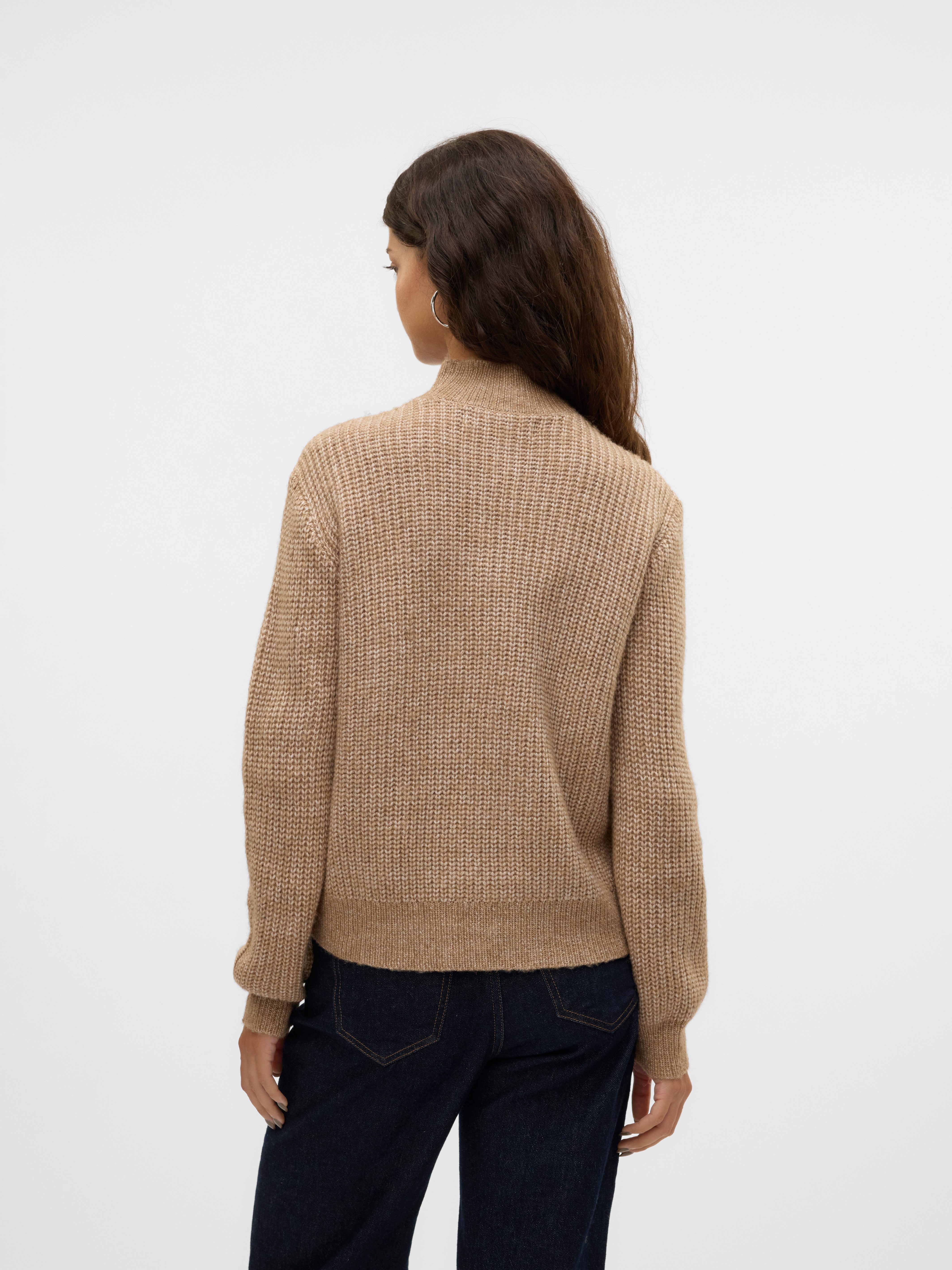 Vero Moda Trui met staande kraag VMUNIVERSE LS HIGHNECK PULLOVER GA BF